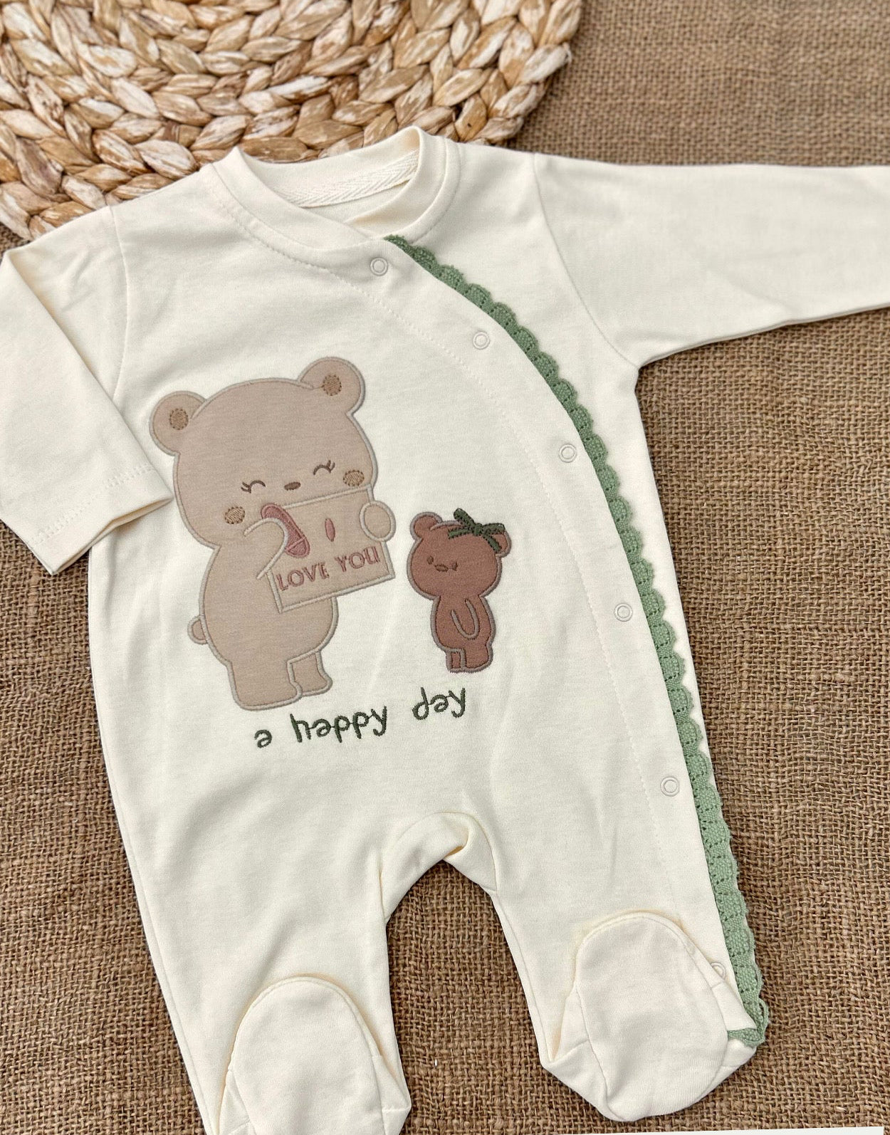 افرهول قطن دب دانتيل