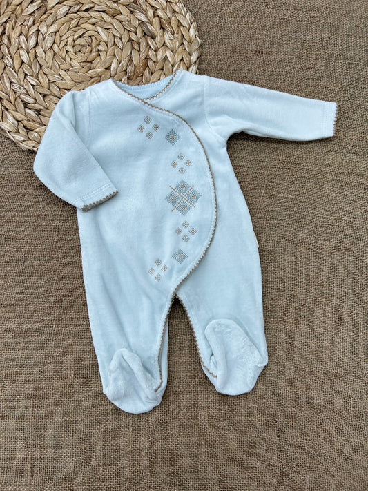 أفرهول مخمل مطرز