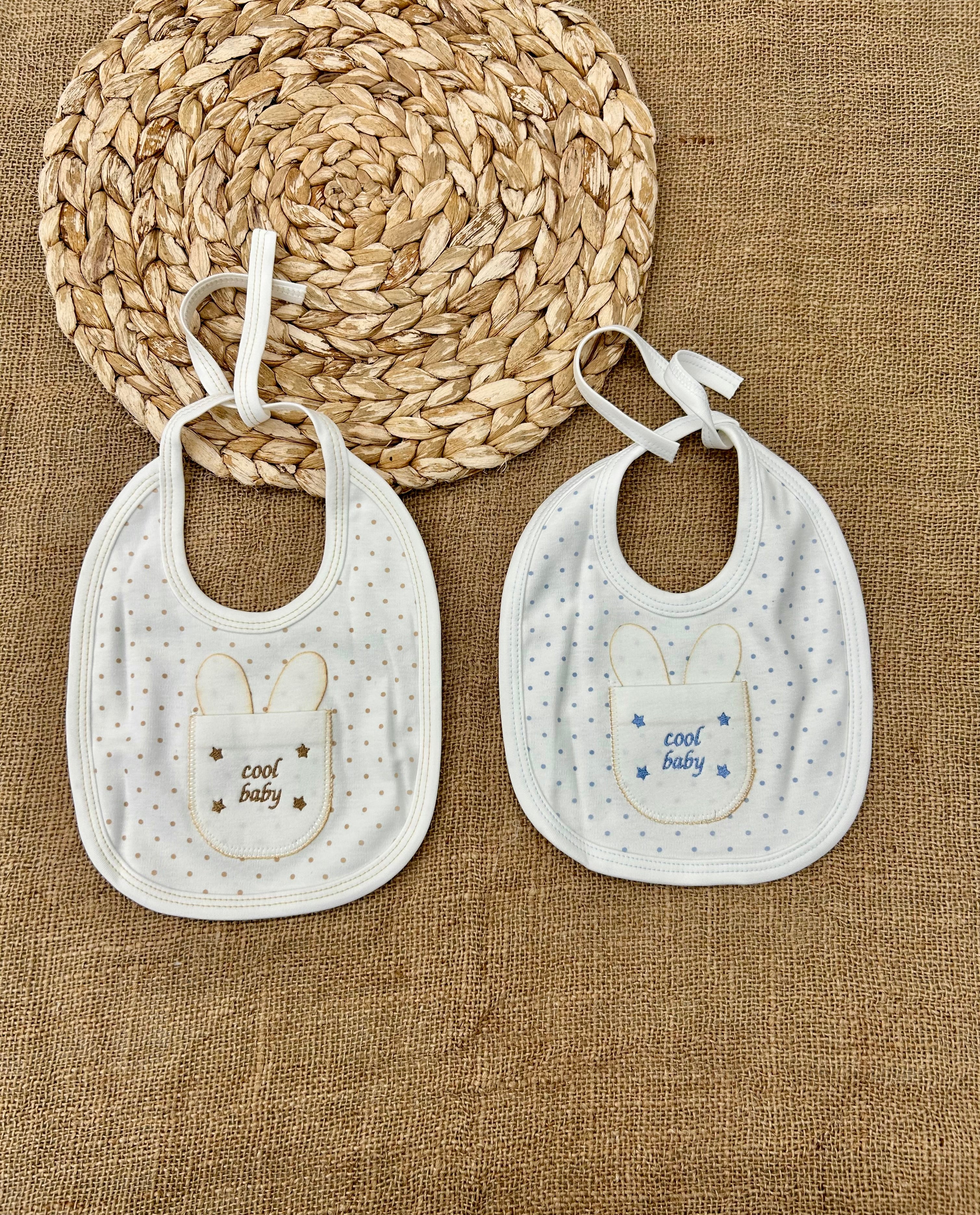 مريلة قطن ربط cool baby