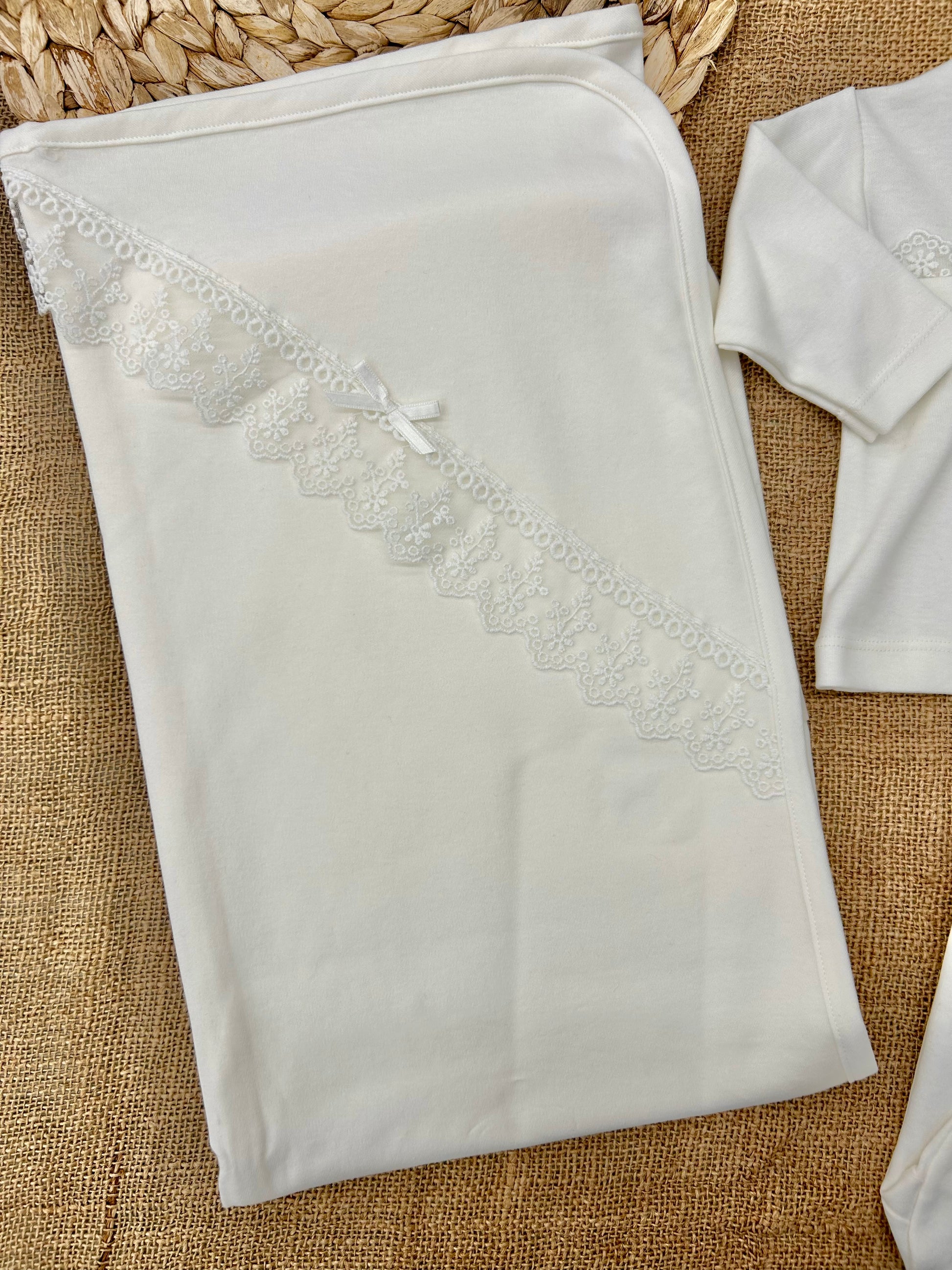 طقم قطن 4 قطع بناتي