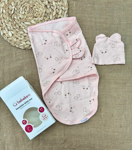 كوفلية جاهزة مع طاقية – قطن 100%