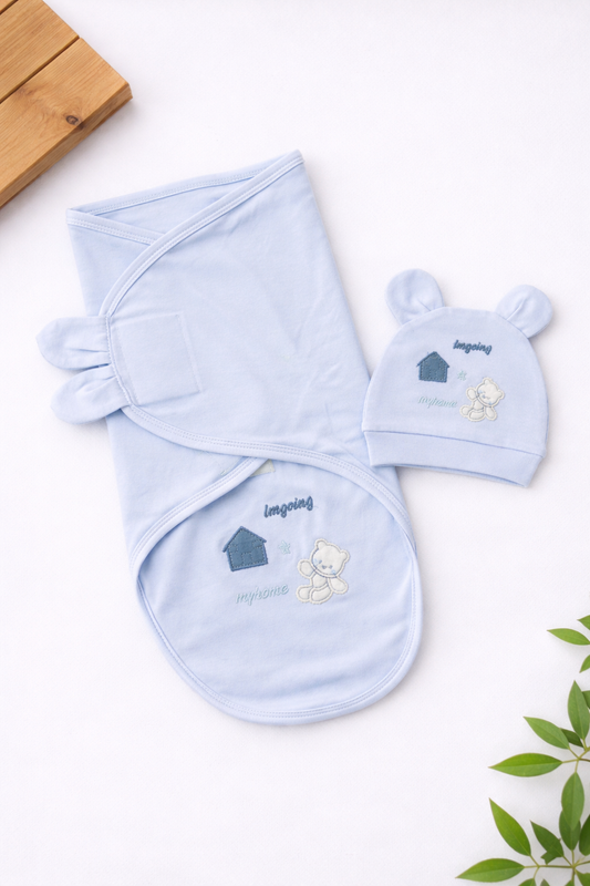 كوفلية قطن جاهزة تلزيق مع طاقية