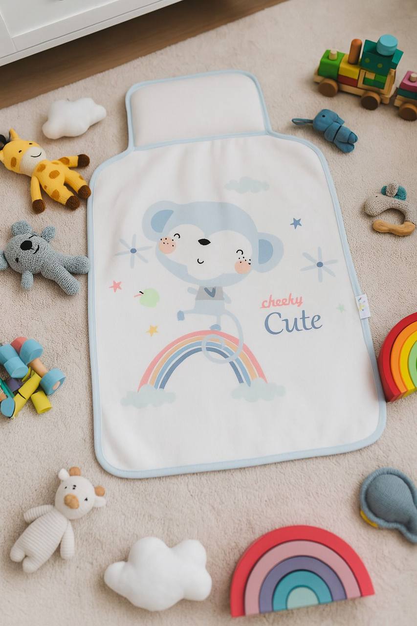 فرشة غيار بشكير مبطن مشمع