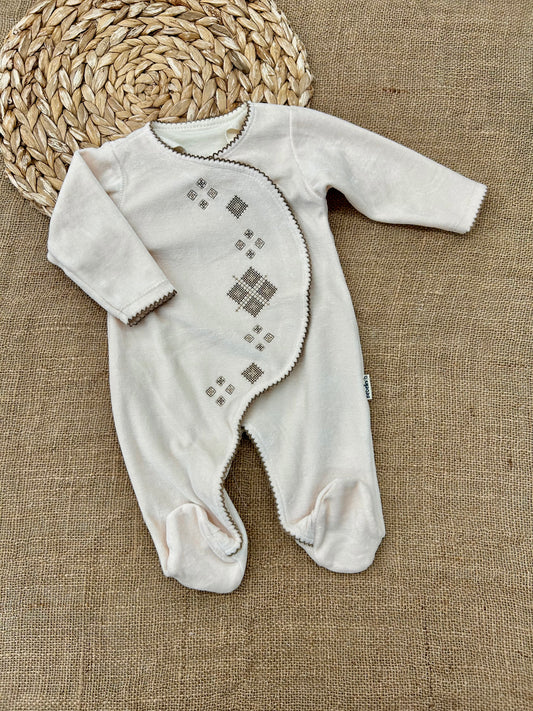 أفرهول مخمل مطرز