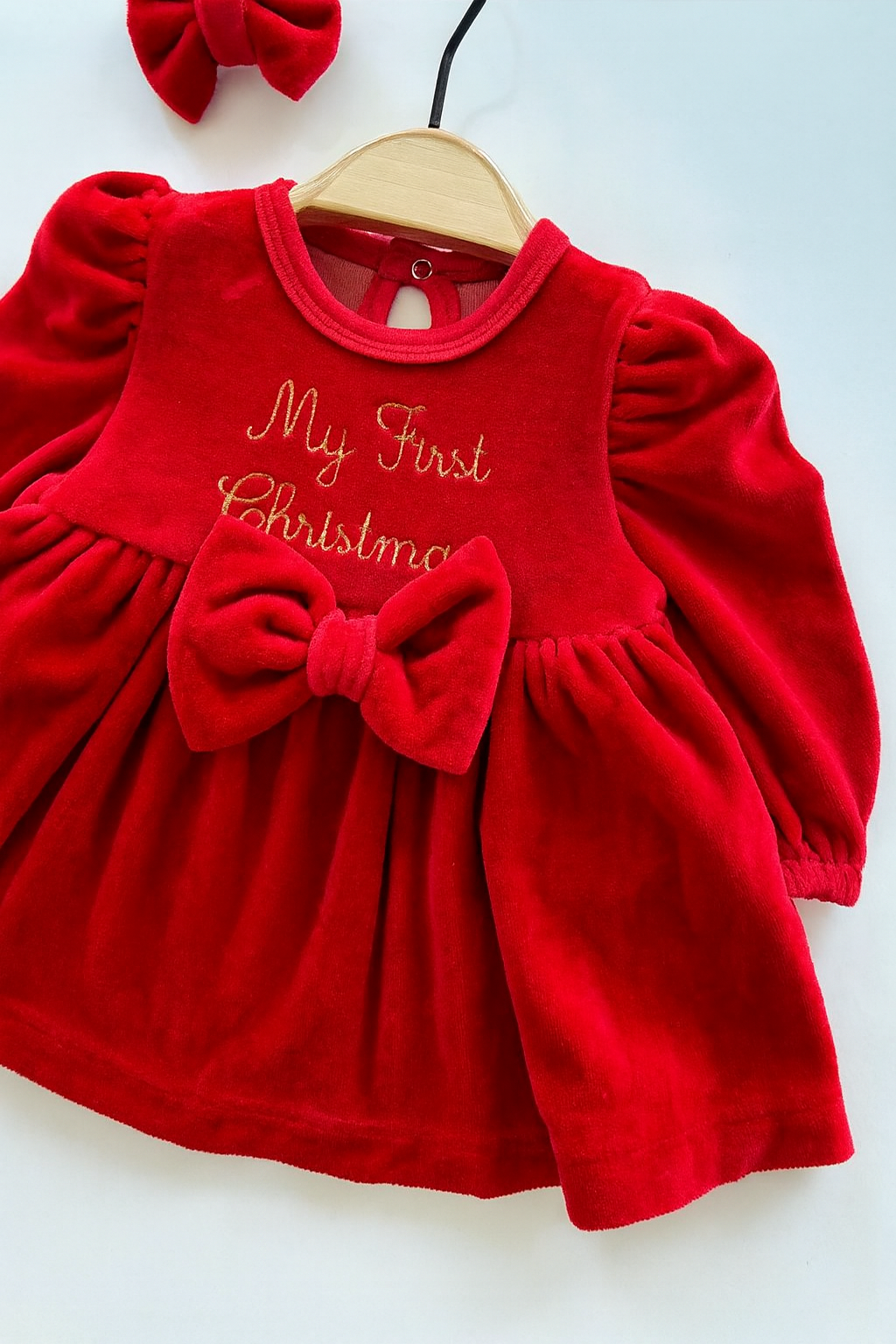 فستان مخمل بناتي