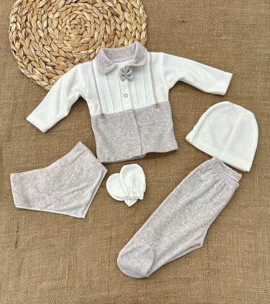 طقم شتوي 5 قطع ببيونة