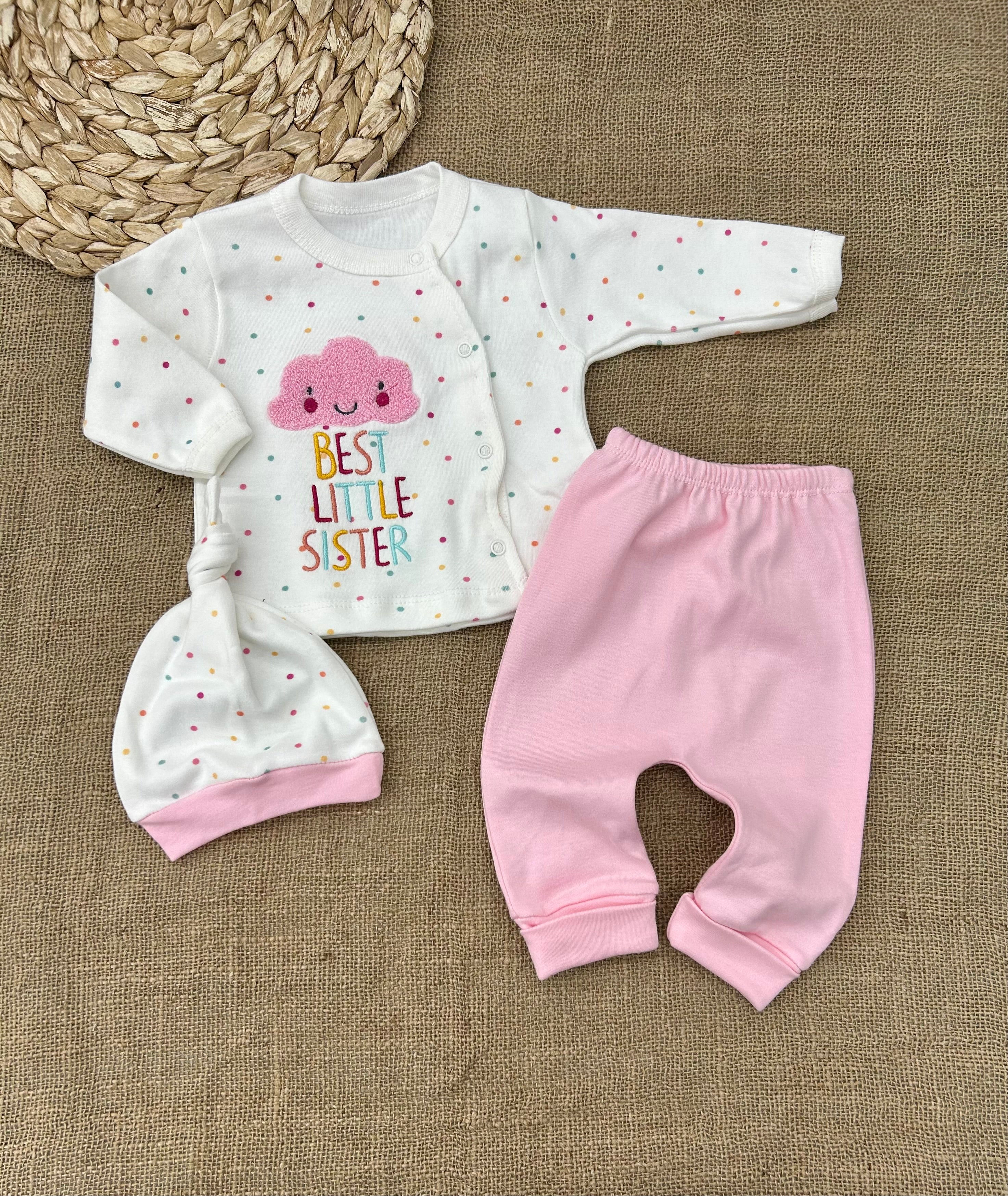 طقم ٣ قطع قطن