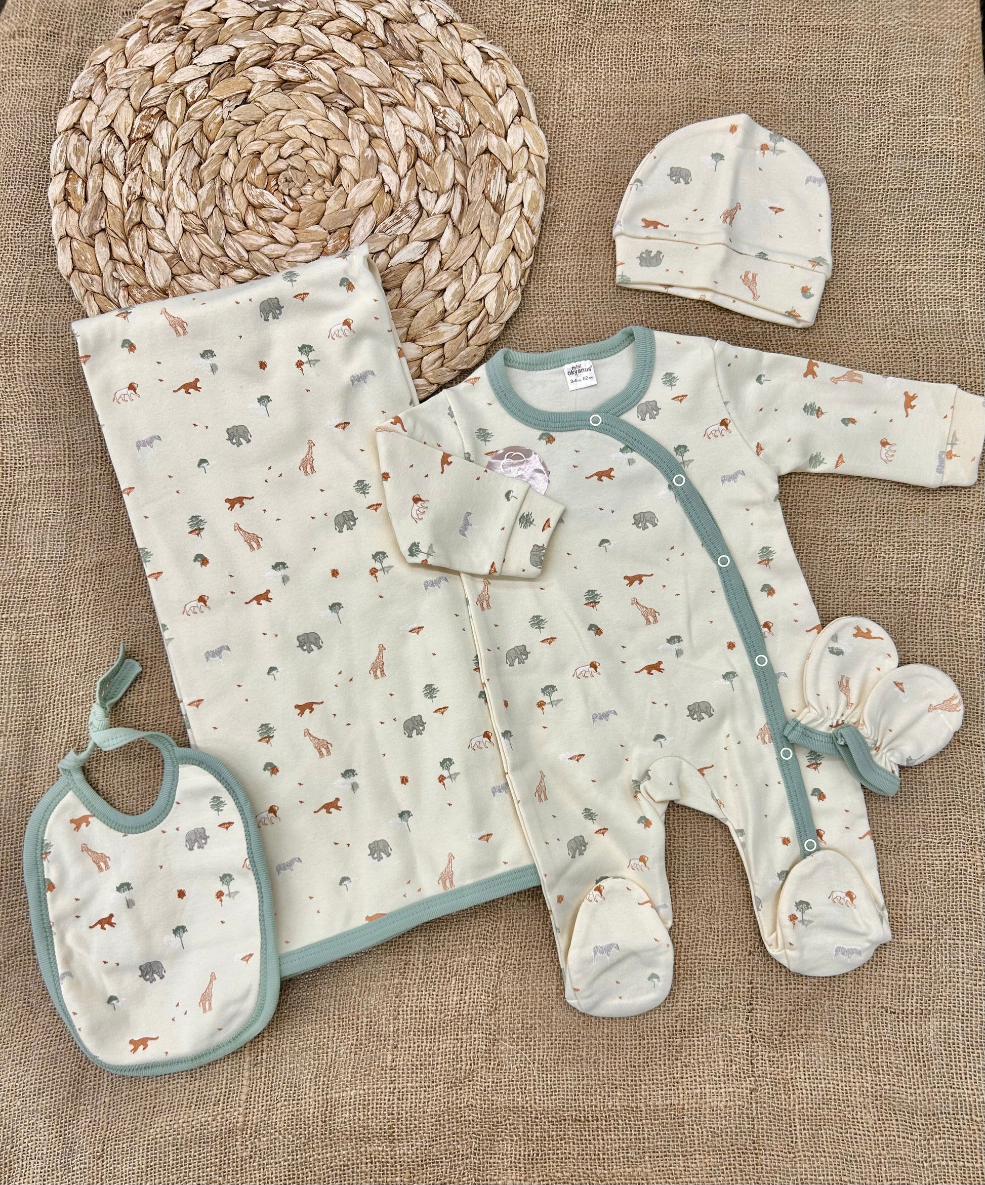 طقم قطن 5 قطع