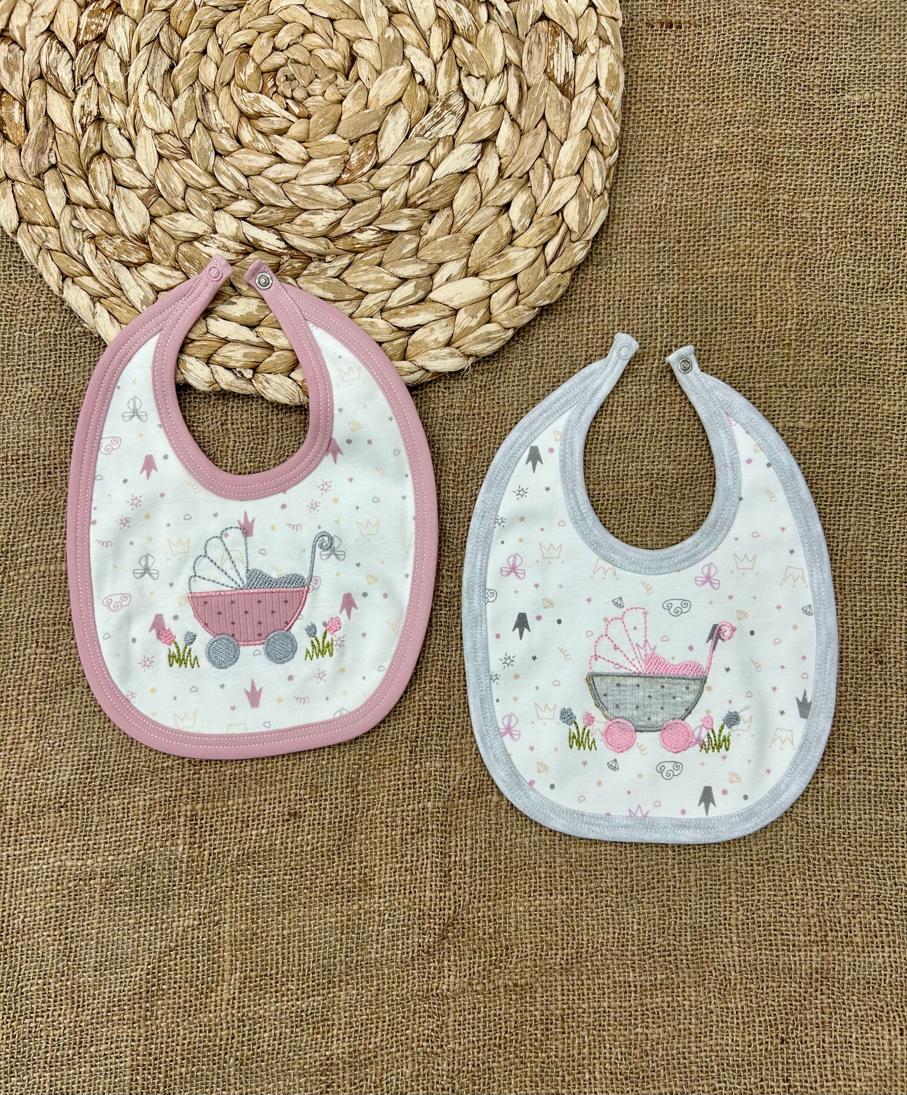 مريلة قطن كبسات سلة