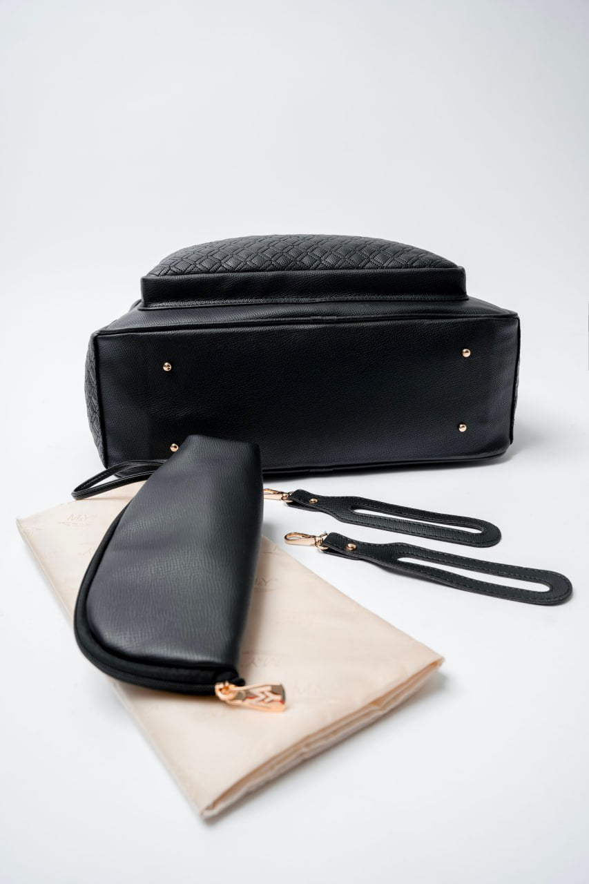 شنطة my collection جلد ايد  مطرزة