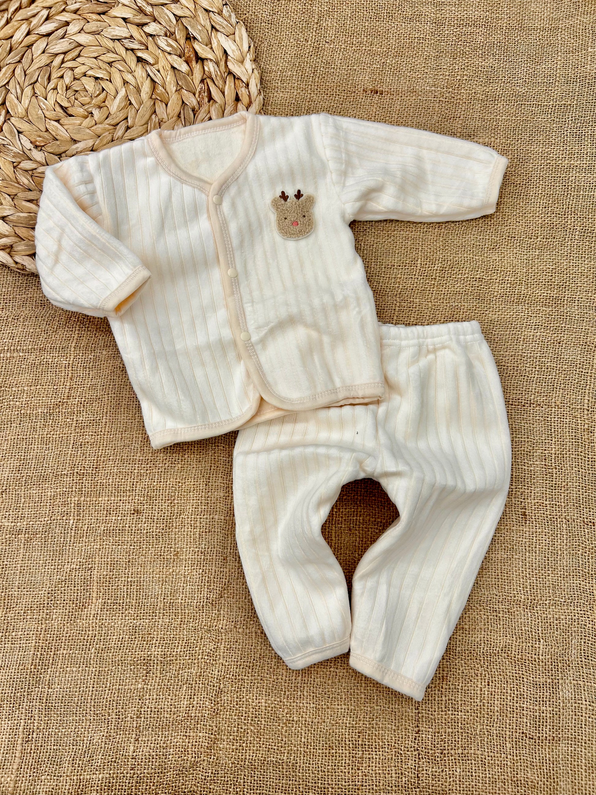 بيجامة بيبي فوتر مبطنة