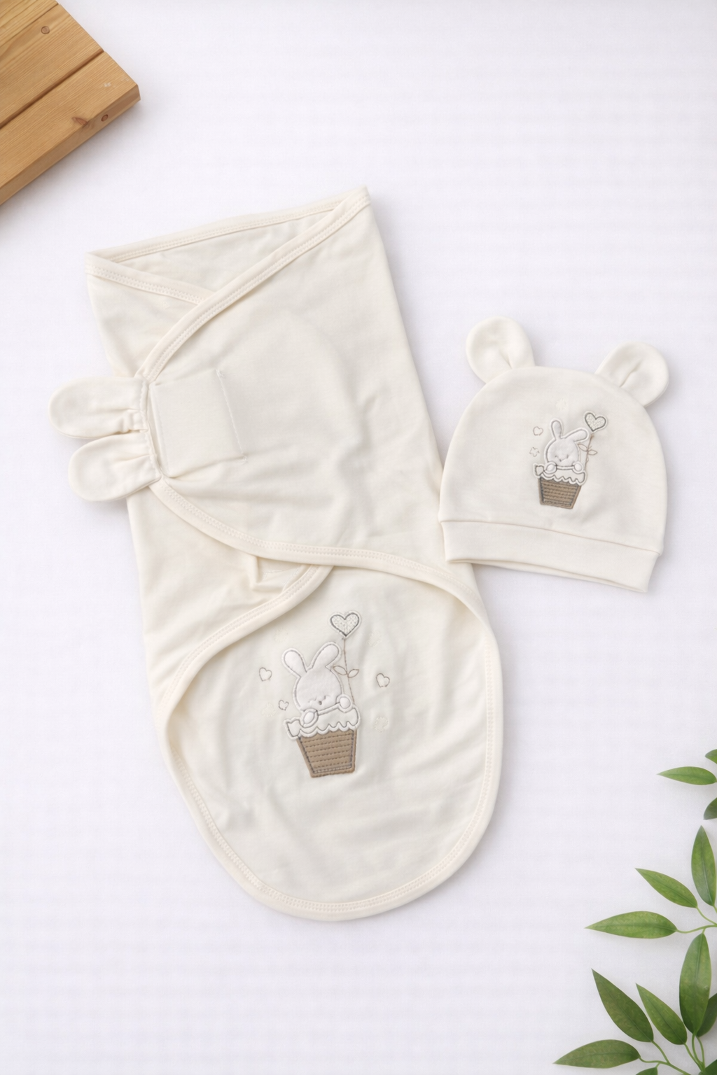 كوفلية قطن جاهزة تلزيق مع طاقية