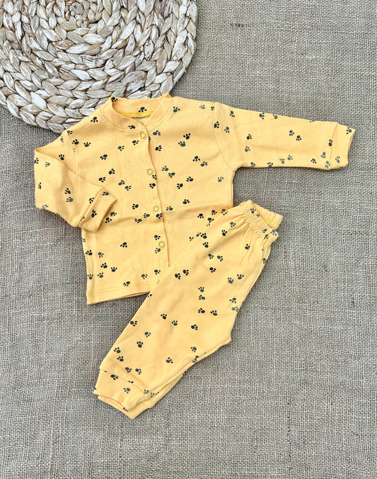 بيجامة بيبي قطن كبسات