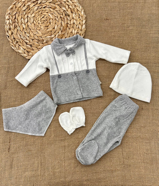 طقم شتوي 5 قطع ببيونة