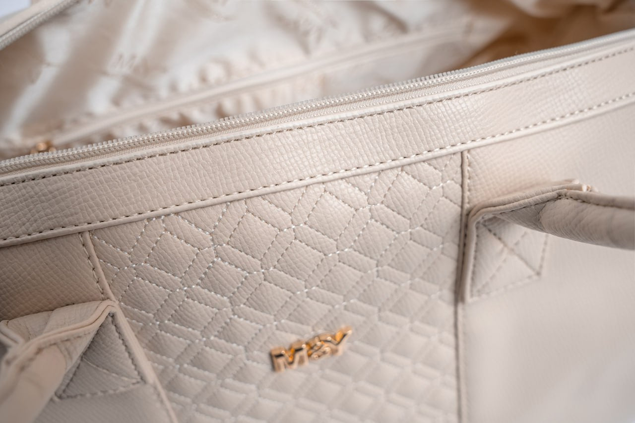 شنطة my collection جلد ايد تطريز