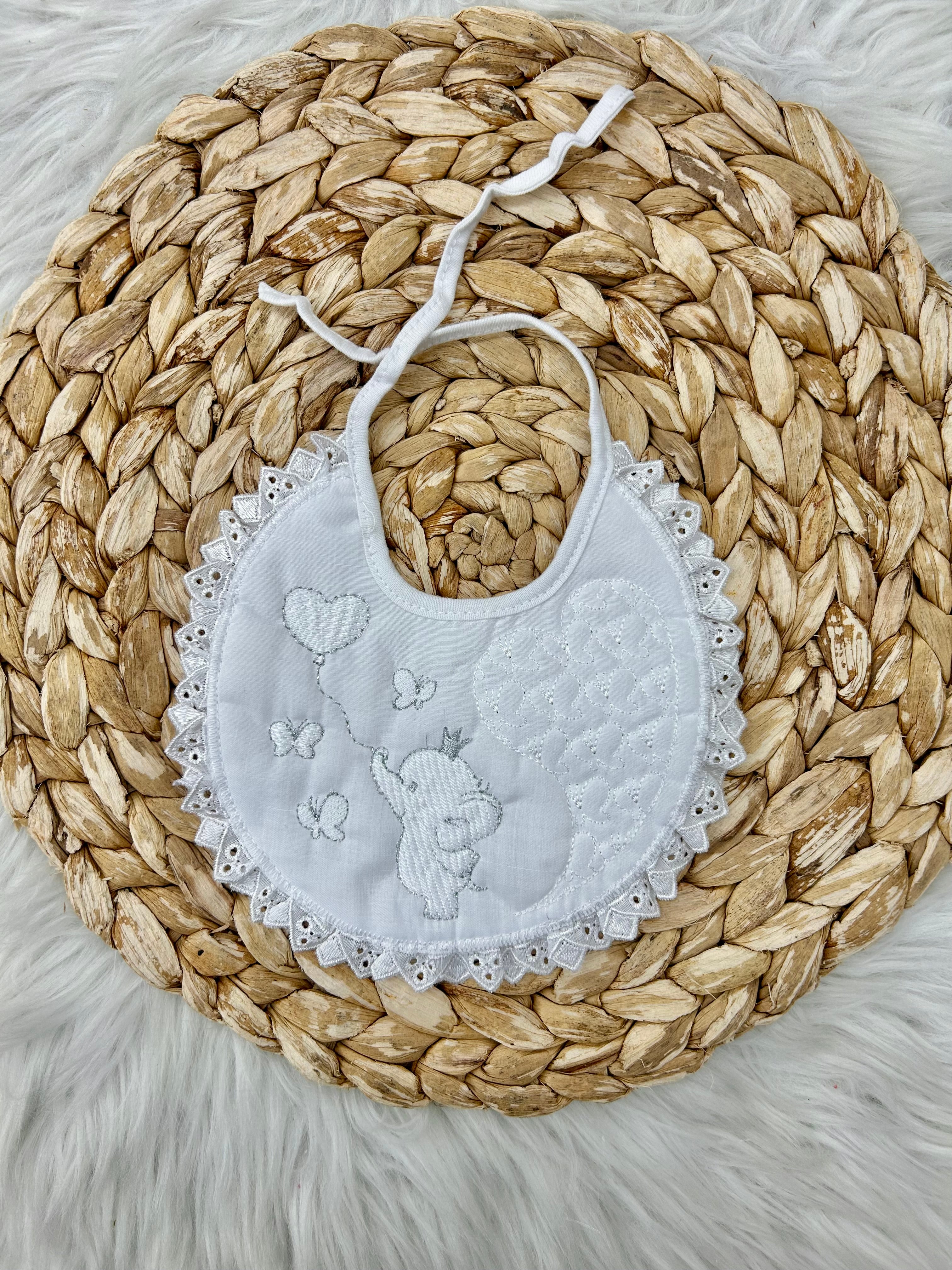 مريلة سوري فيل قطن صغير كشكش