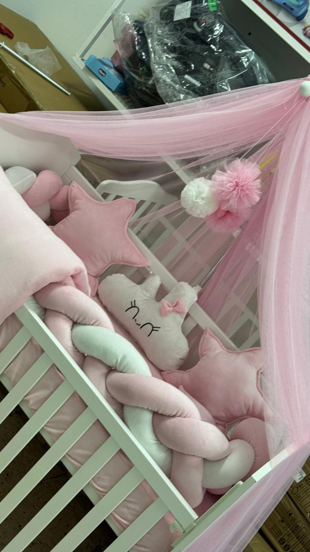 فرش تخت جدلة مخمل كامل مع ناموسية