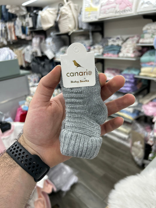 جرابات بيبي قطن شتوي صوف سادة