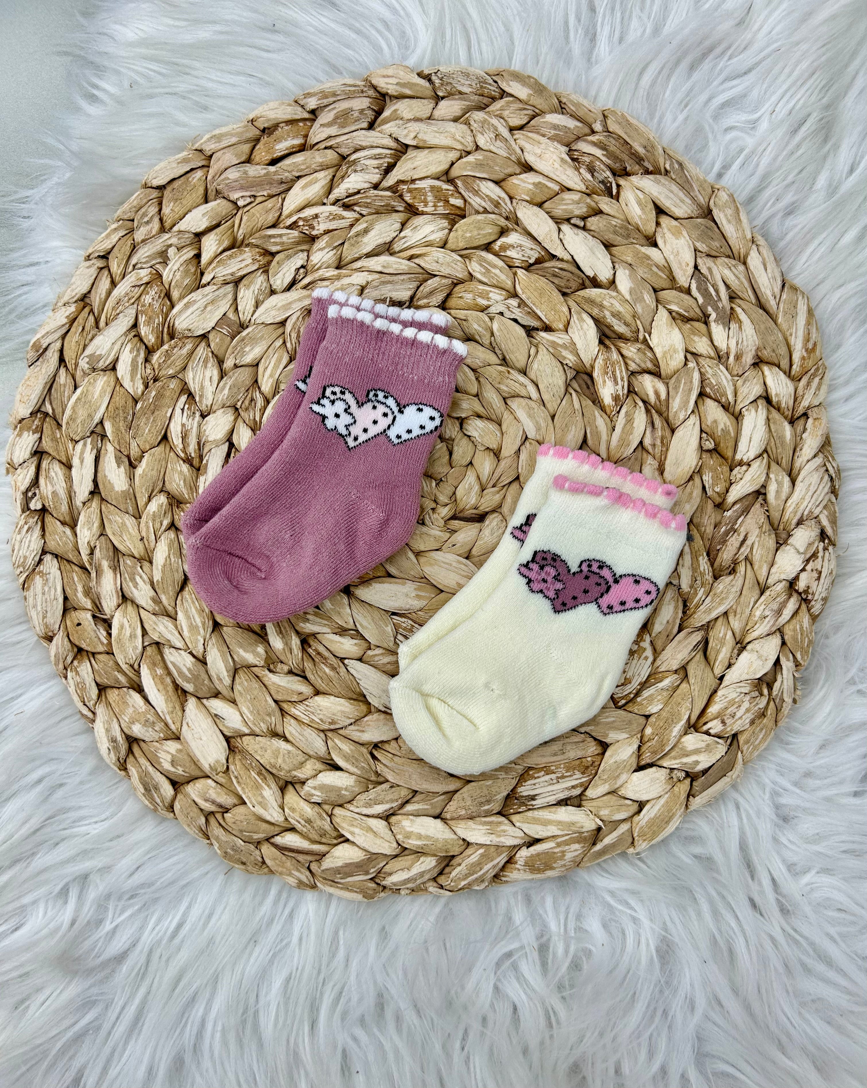 0-1 جرابات بيبي شتوي قطن مبطن