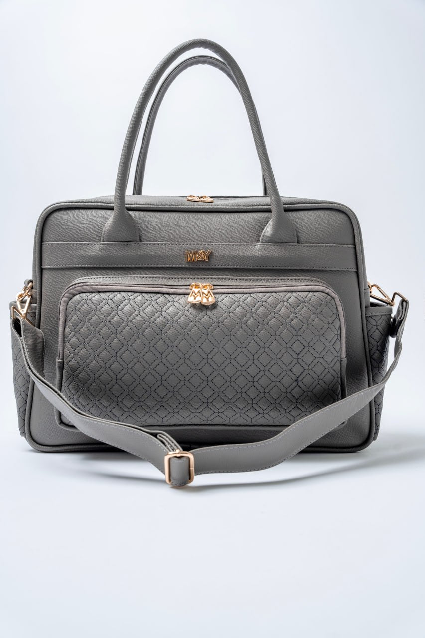 شنطة my collection جلد ايد  مطرزة