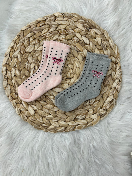 0-1 جرابات بيبي شتوي قطن مبطن