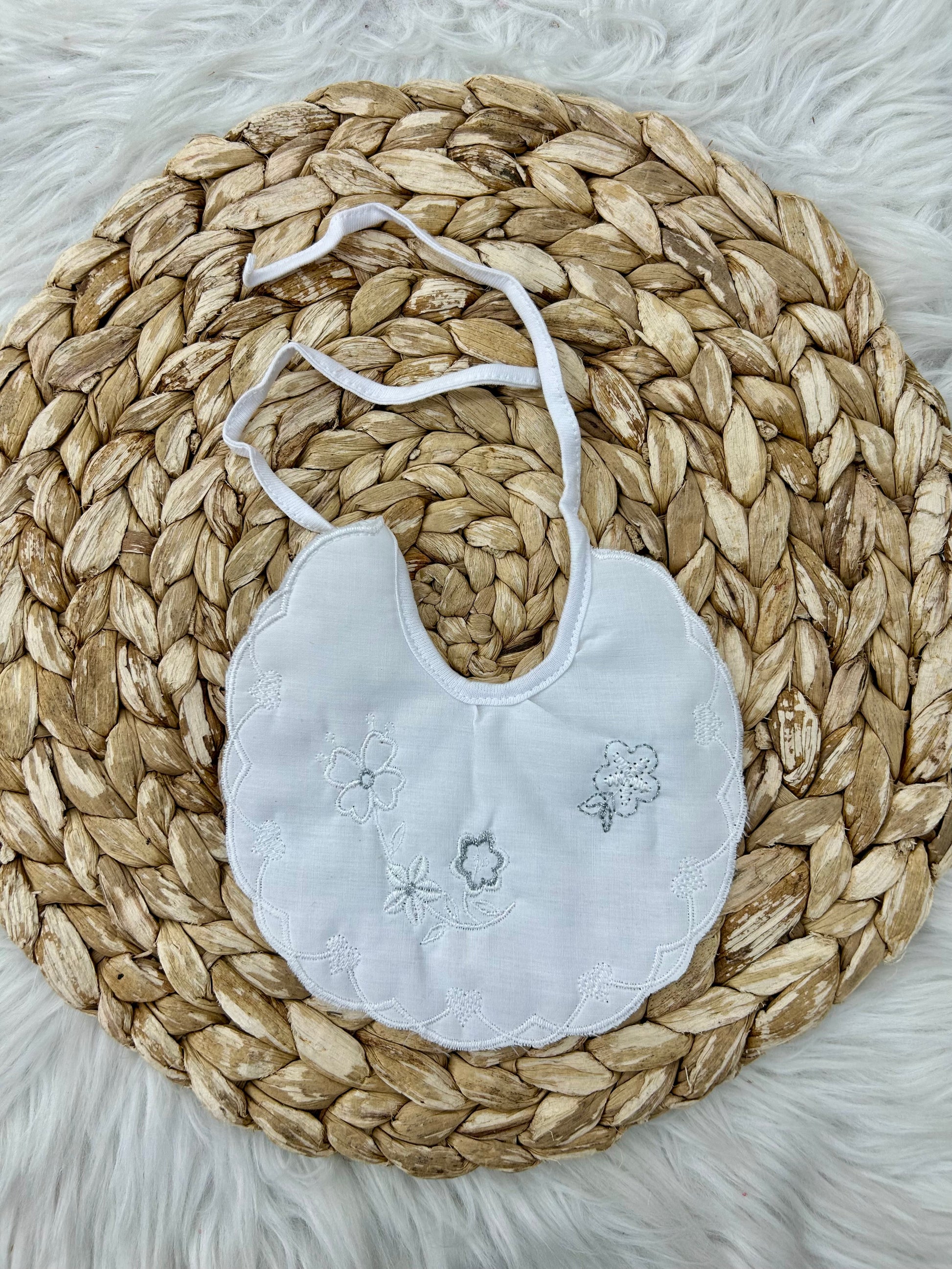 مريلة سوري قطن صغير وردة