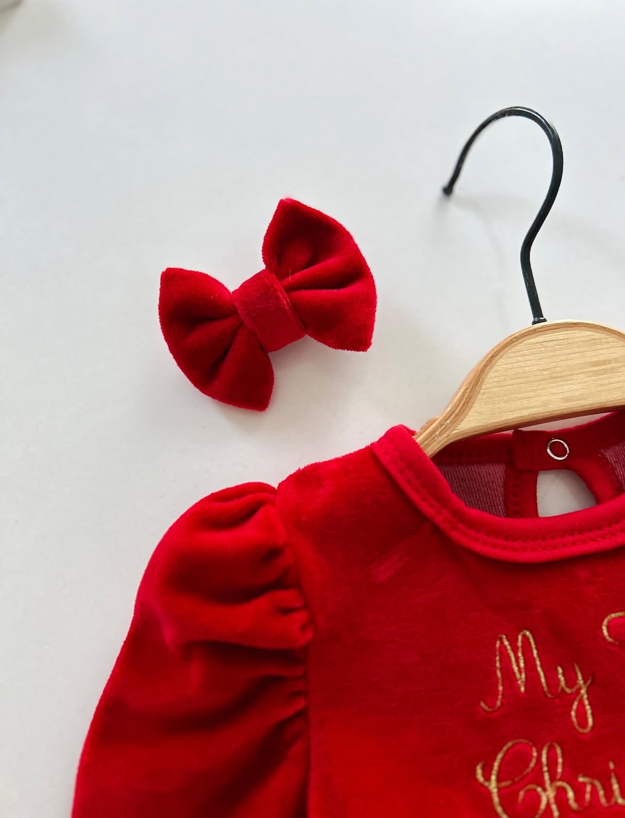 فستان مخمل بناتي