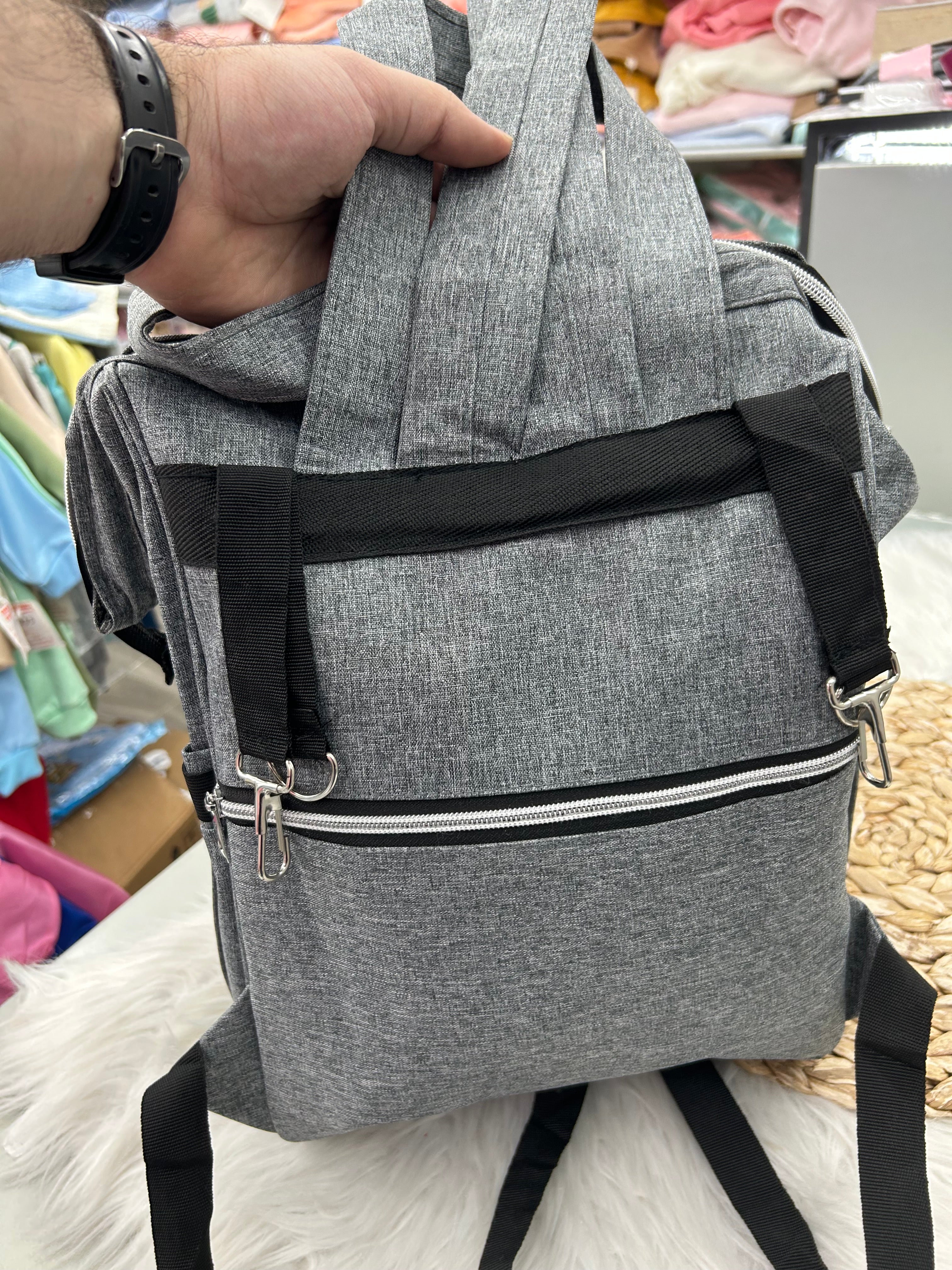 شنطة بيبي ضهر قماش