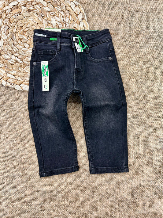 1-4 بنطلون بيبي جينز لايكرا