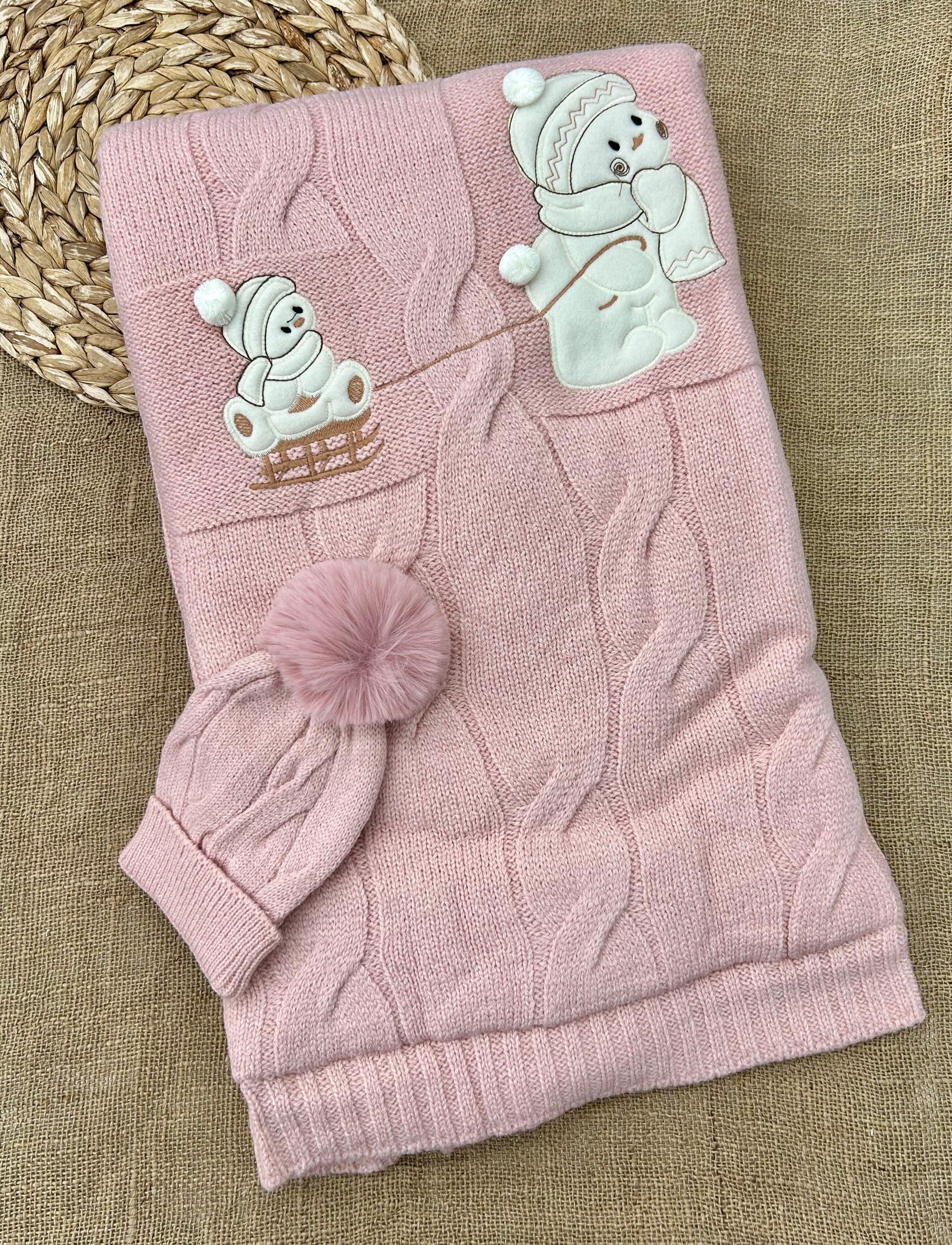 حرام صوف طبيعي مبطن فرو مع طاقية