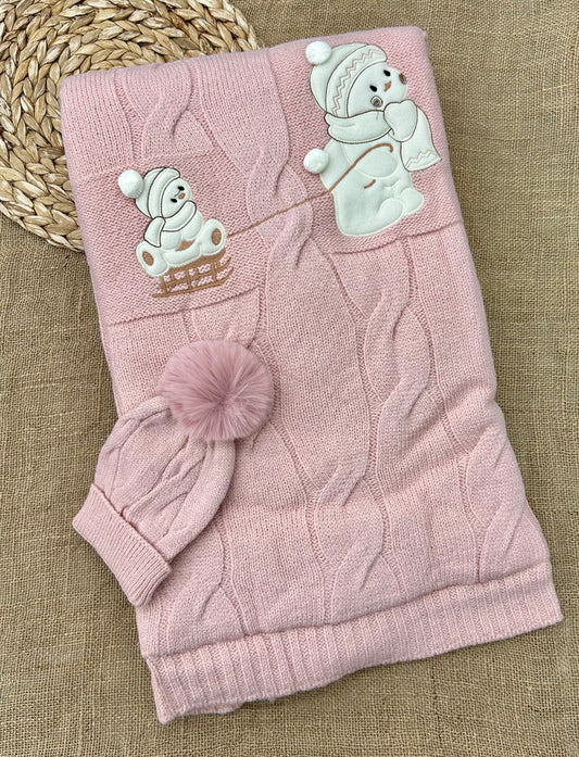 حرام صوف طبيعي مبطن فرو مع طاقية