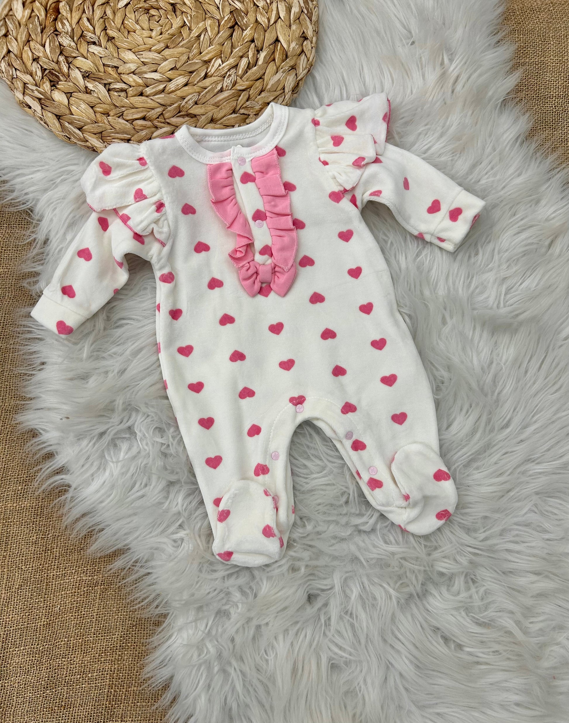 أفرهول مخمل بناتي – قلوب زهر