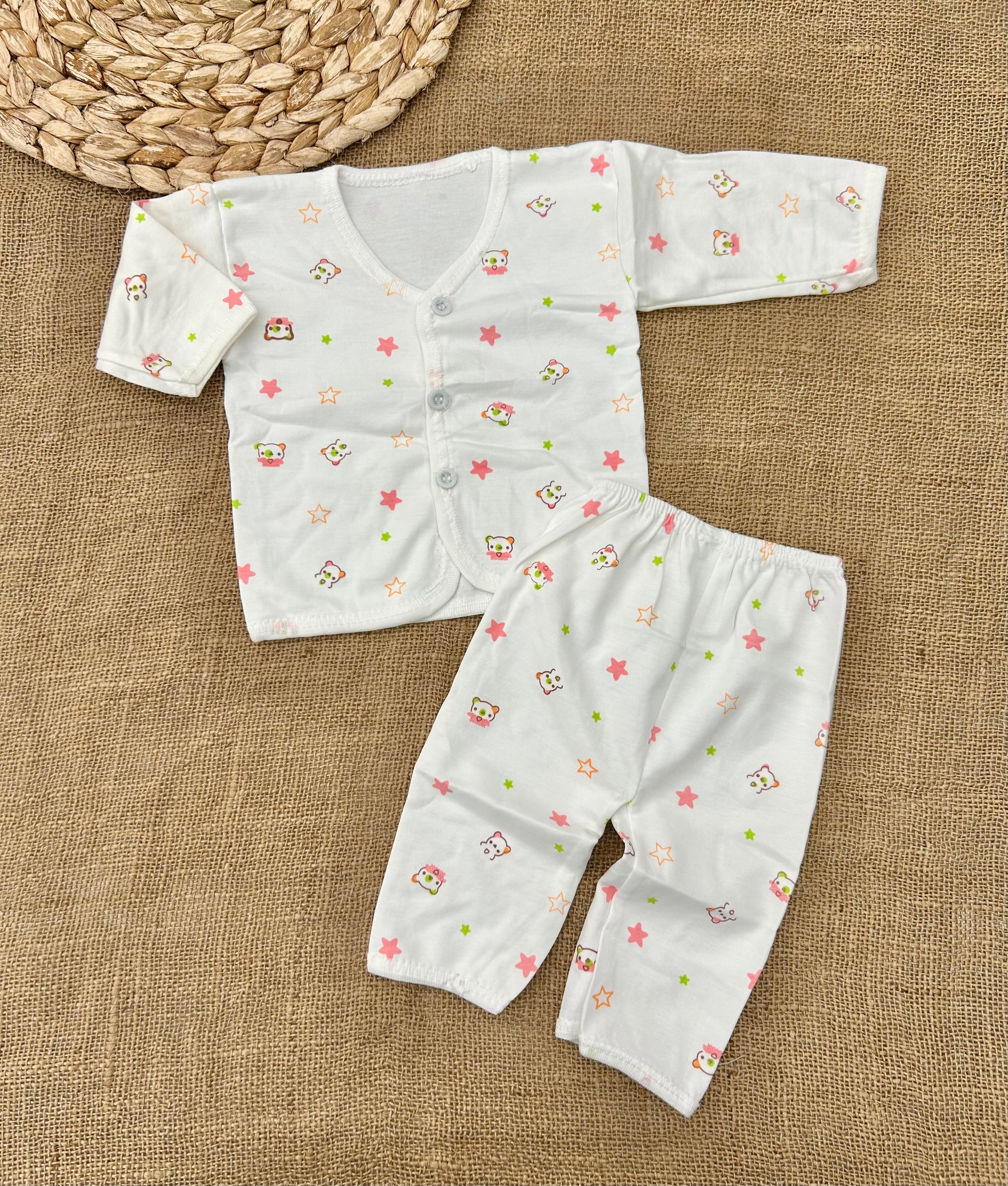 بيجامة قطن نيوبورن