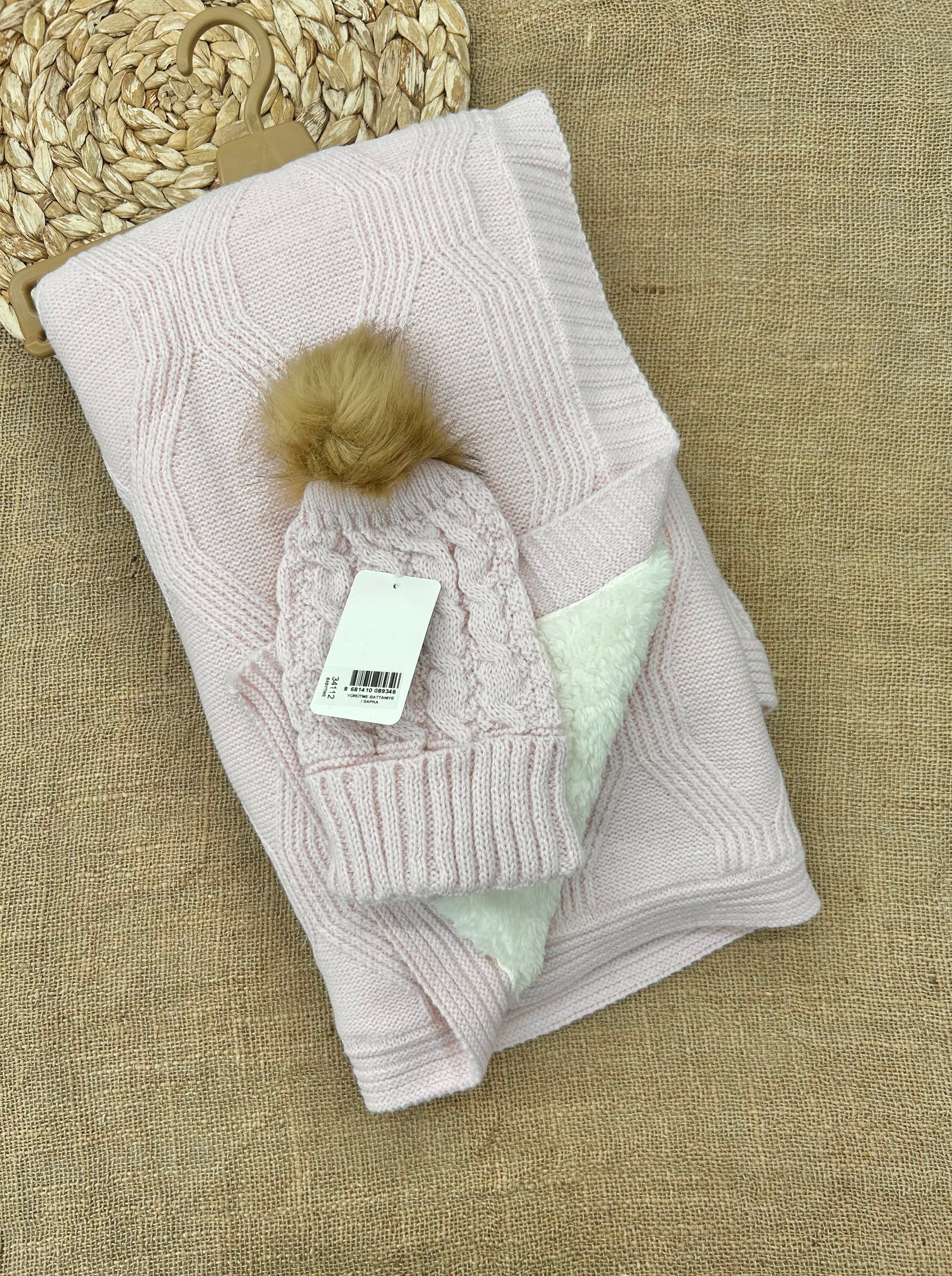 حرام صوف مبطن فرو مع طاقية