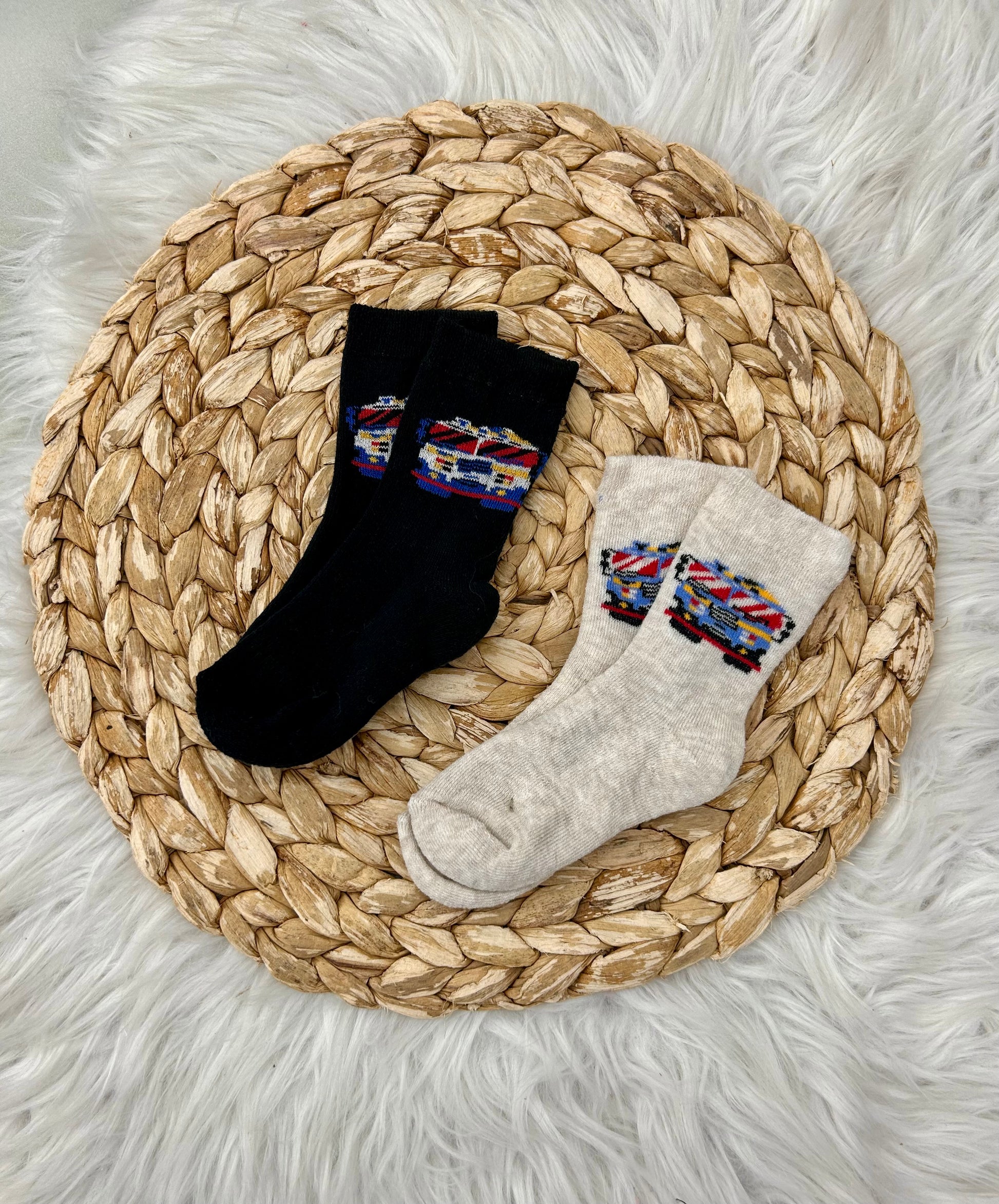 2-3 جرابات بيبي شتوي قطن مبطن