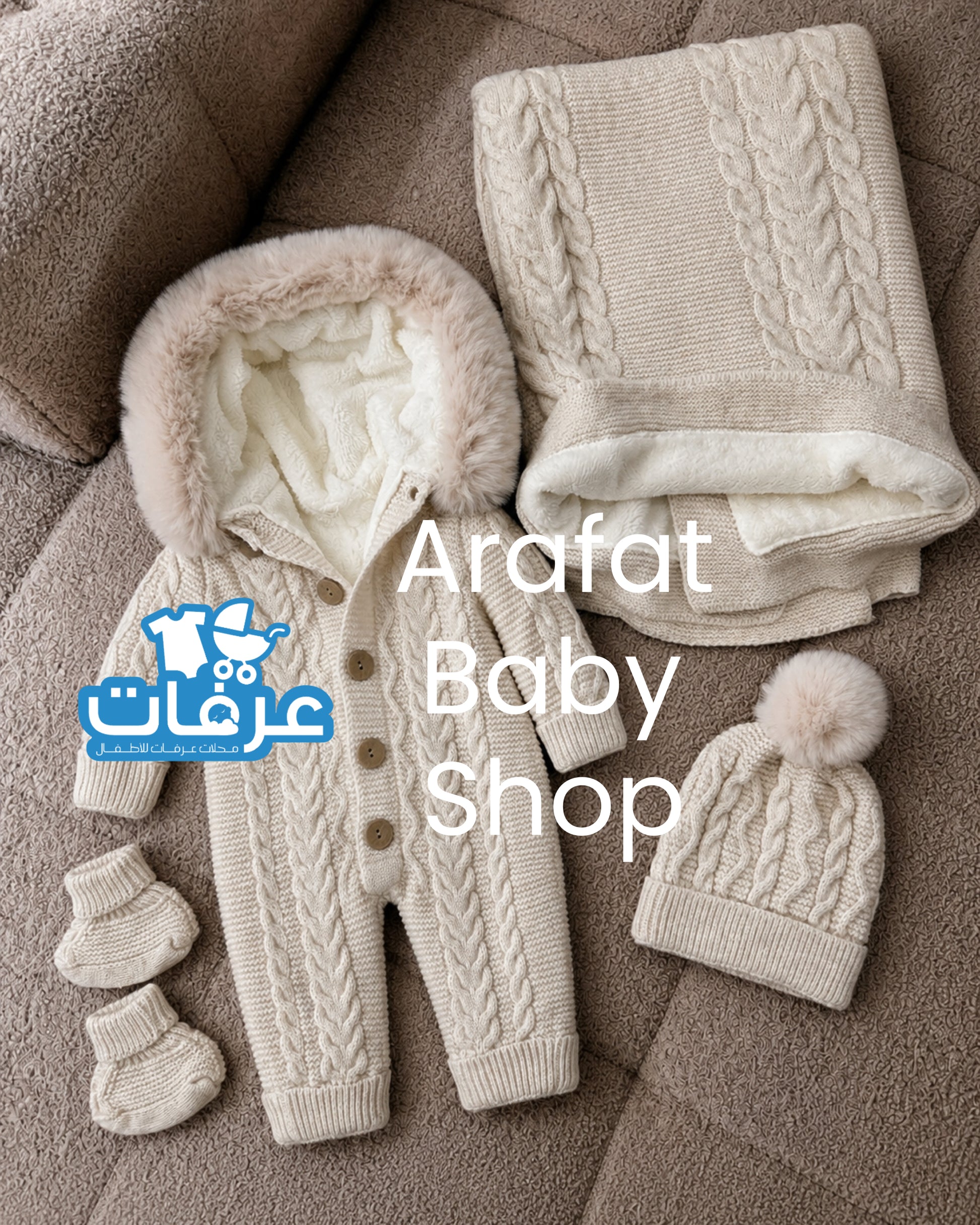 طقم مستشفى صوف مبطن كامل