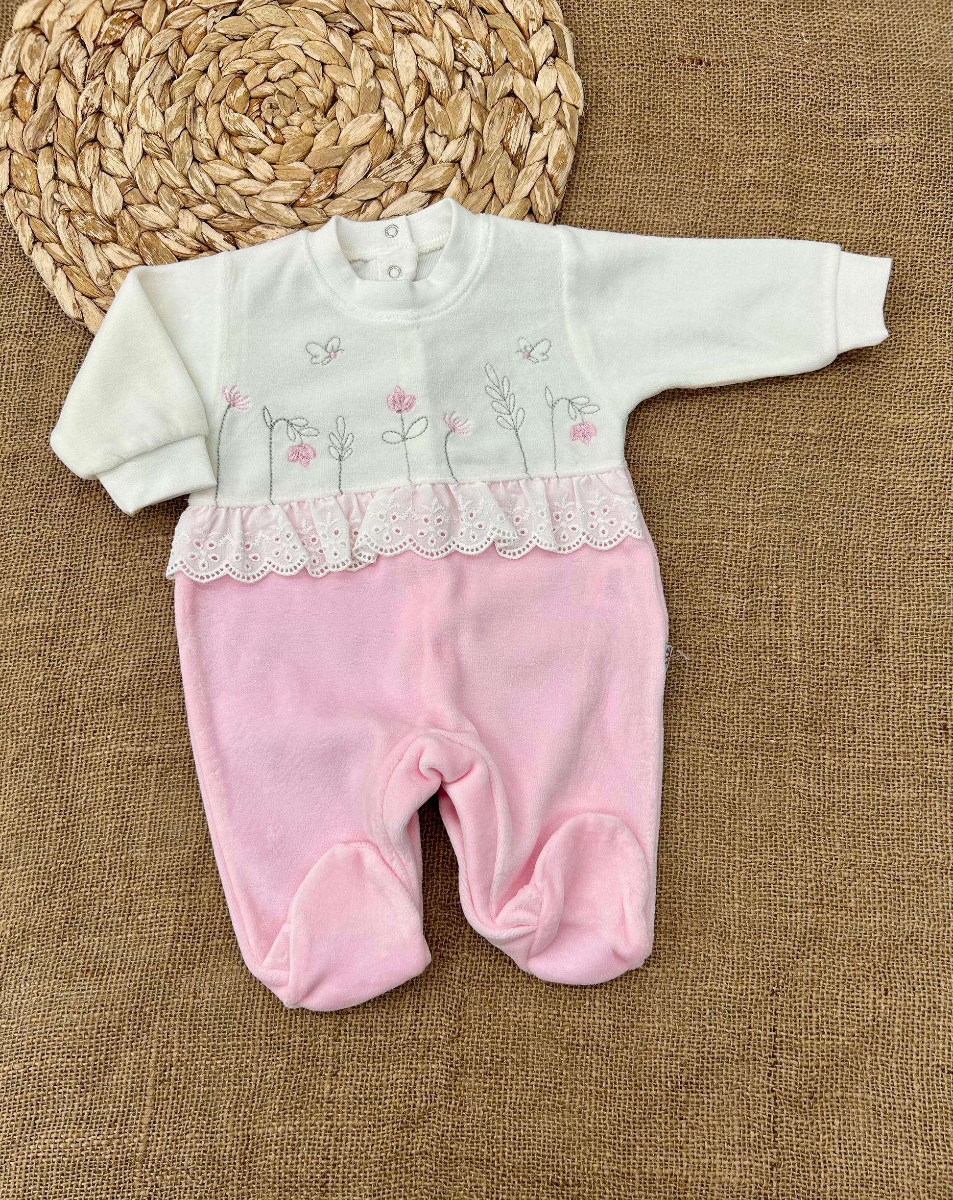 أفرهول مخمل بناتي – ناعم بتفاصيل دانتيل فاخرة