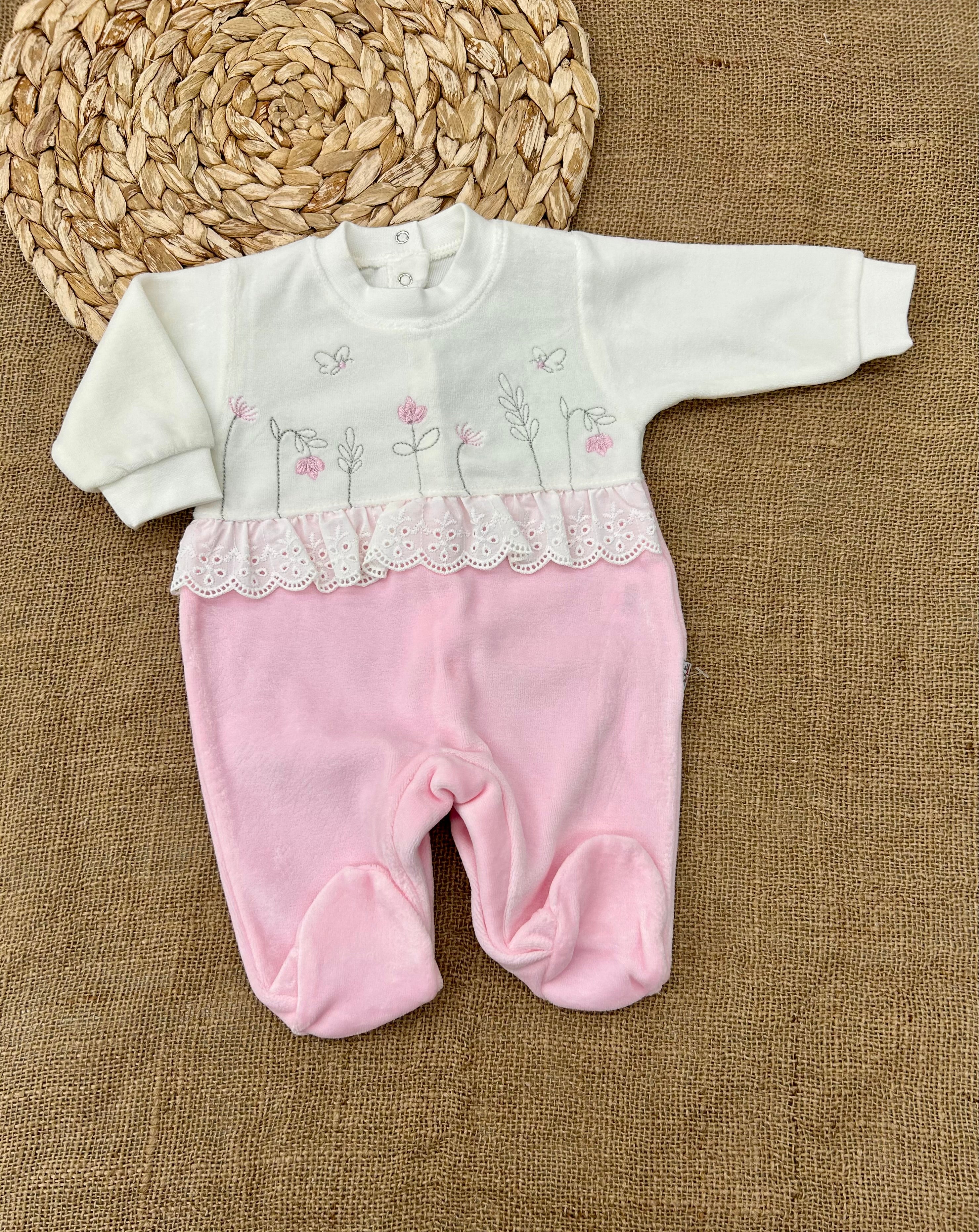 أفرهول مخمل بناتي – ناعم بتفاصيل دانتيل فاخرة