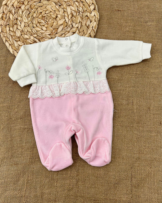 أفرهول مخمل بناتي – ناعم بتفاصيل دانتيل فاخرة