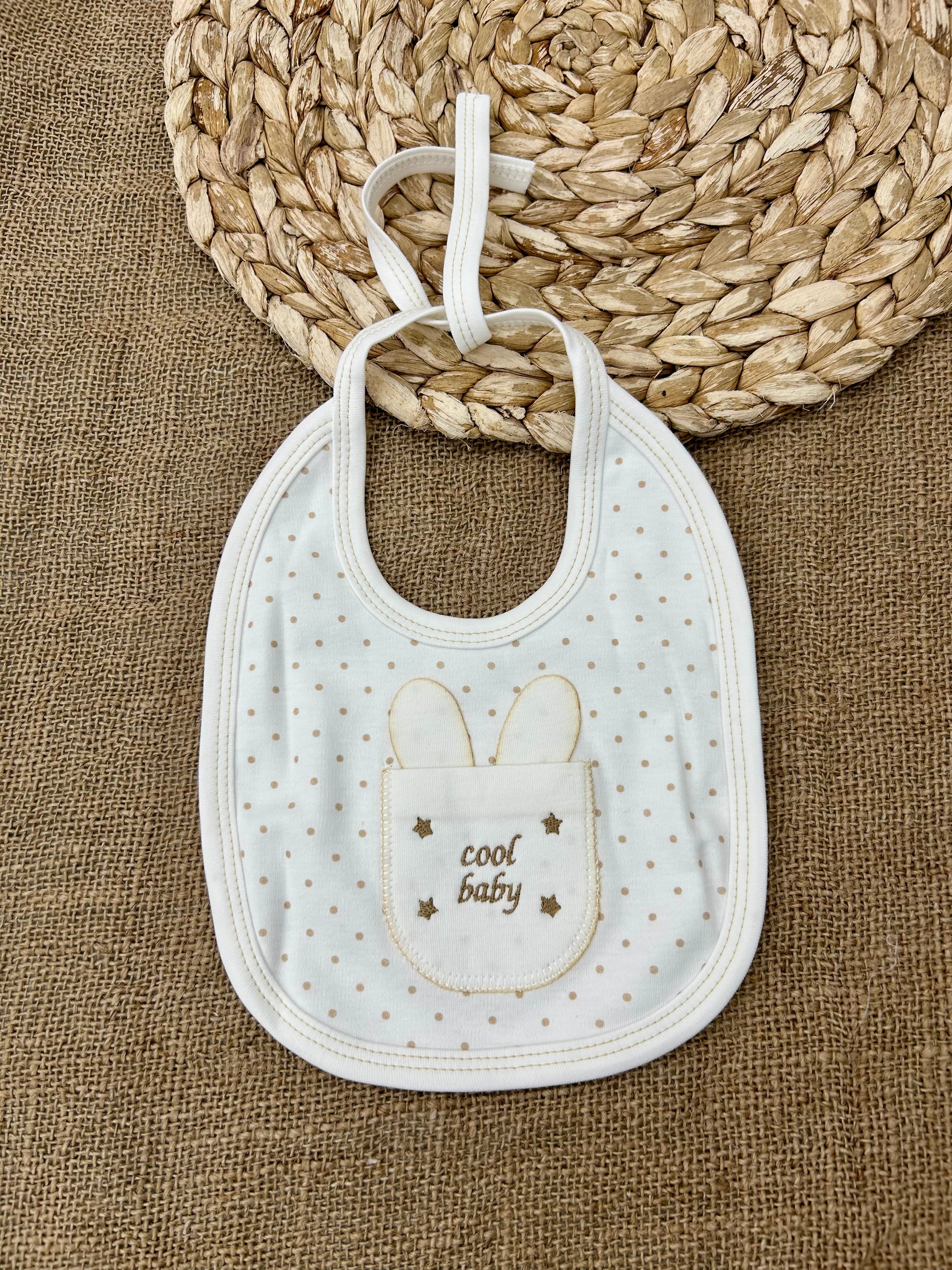 مريلة قطن ربط cool baby