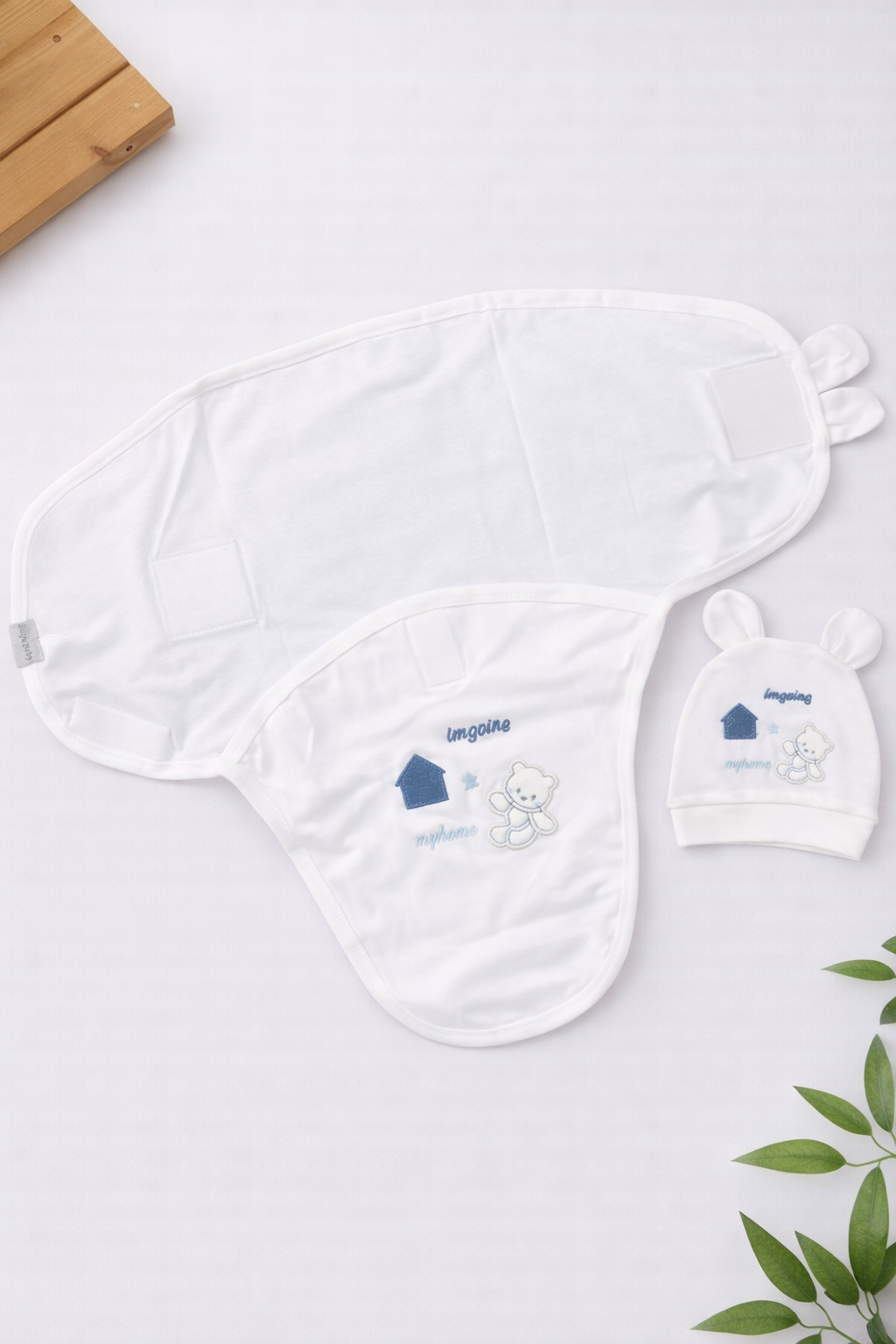 كوفلية قطن جاهزة تلزيق مع طاقية