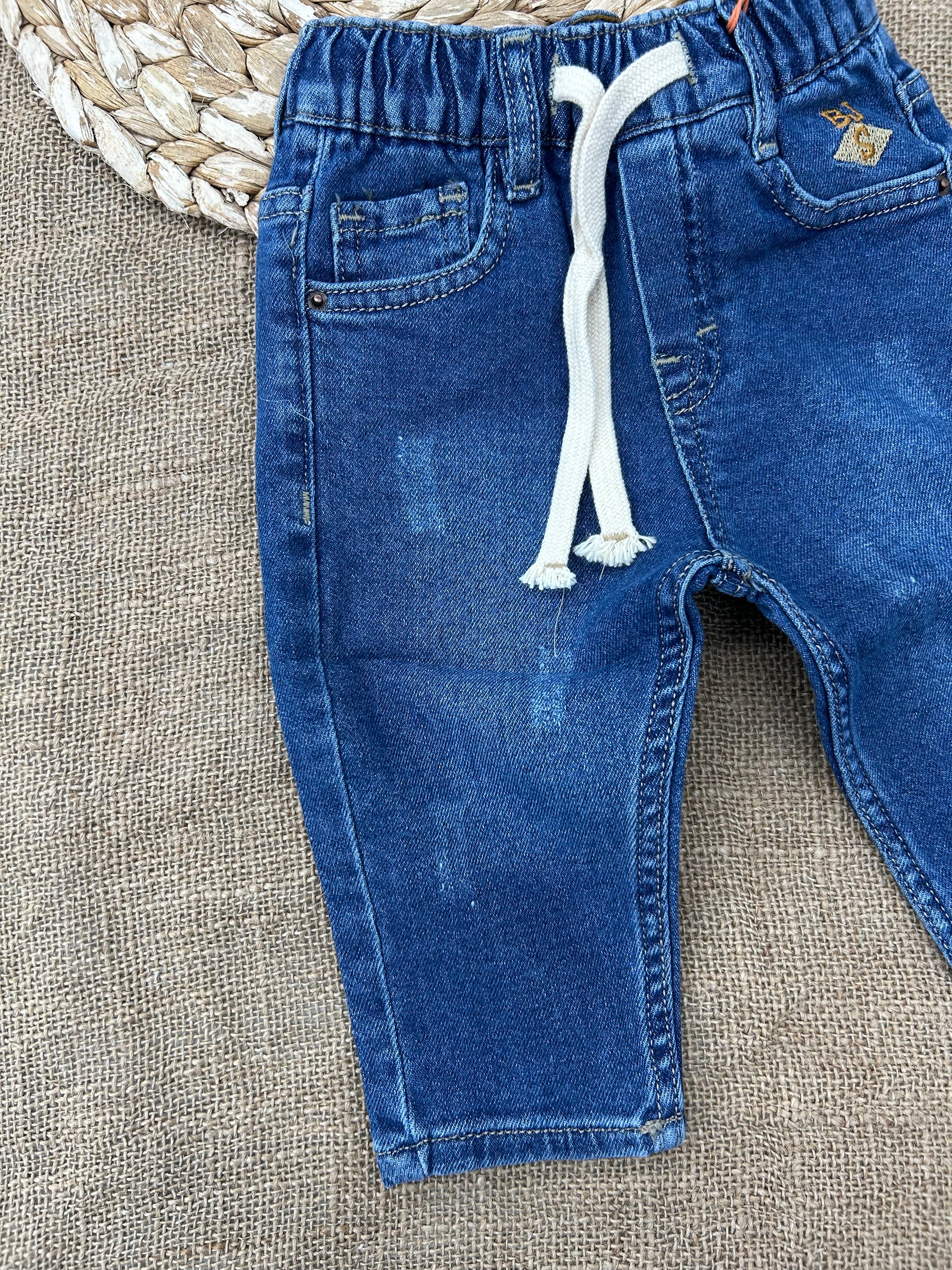 بنطلون بيبي جينز لايكرا