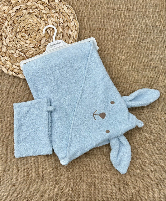 منشفة بيبي بشكير ناعم مع ليفة