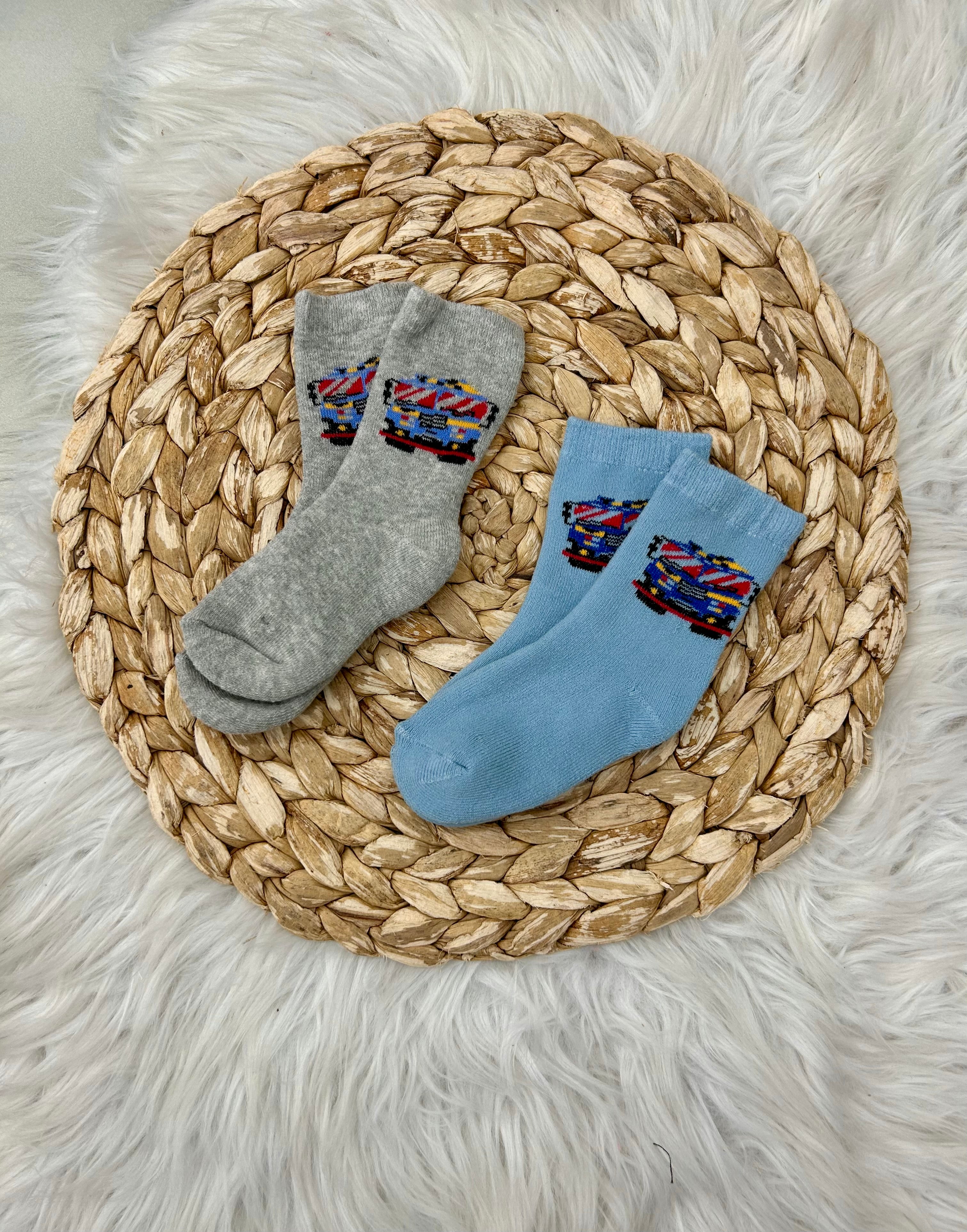 2-3 جرابات بيبي شتوي قطن مبطن