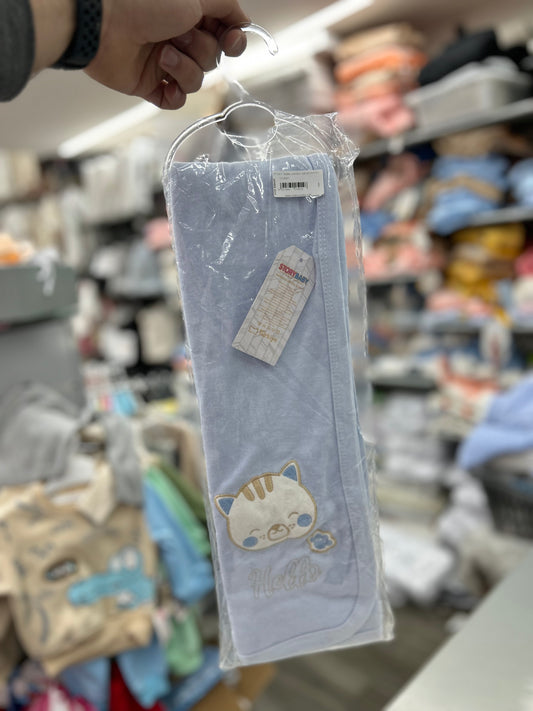 كوفلية بيبي قطن ناعم مع رسمة