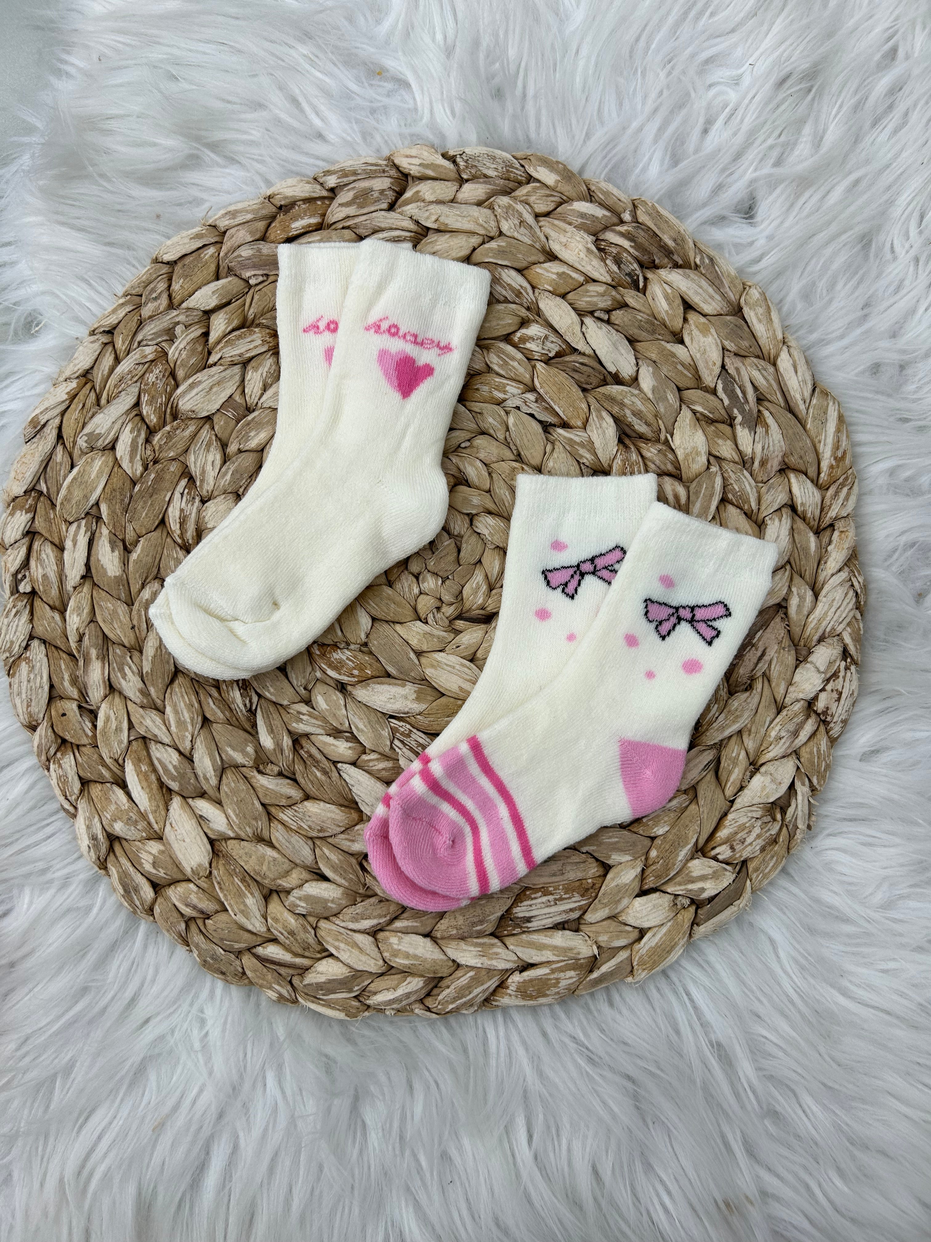 0-1 جرابات بيبي شتوي قطن مبطن