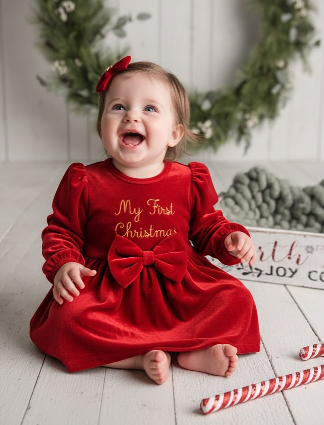 فستان مخمل بناتي