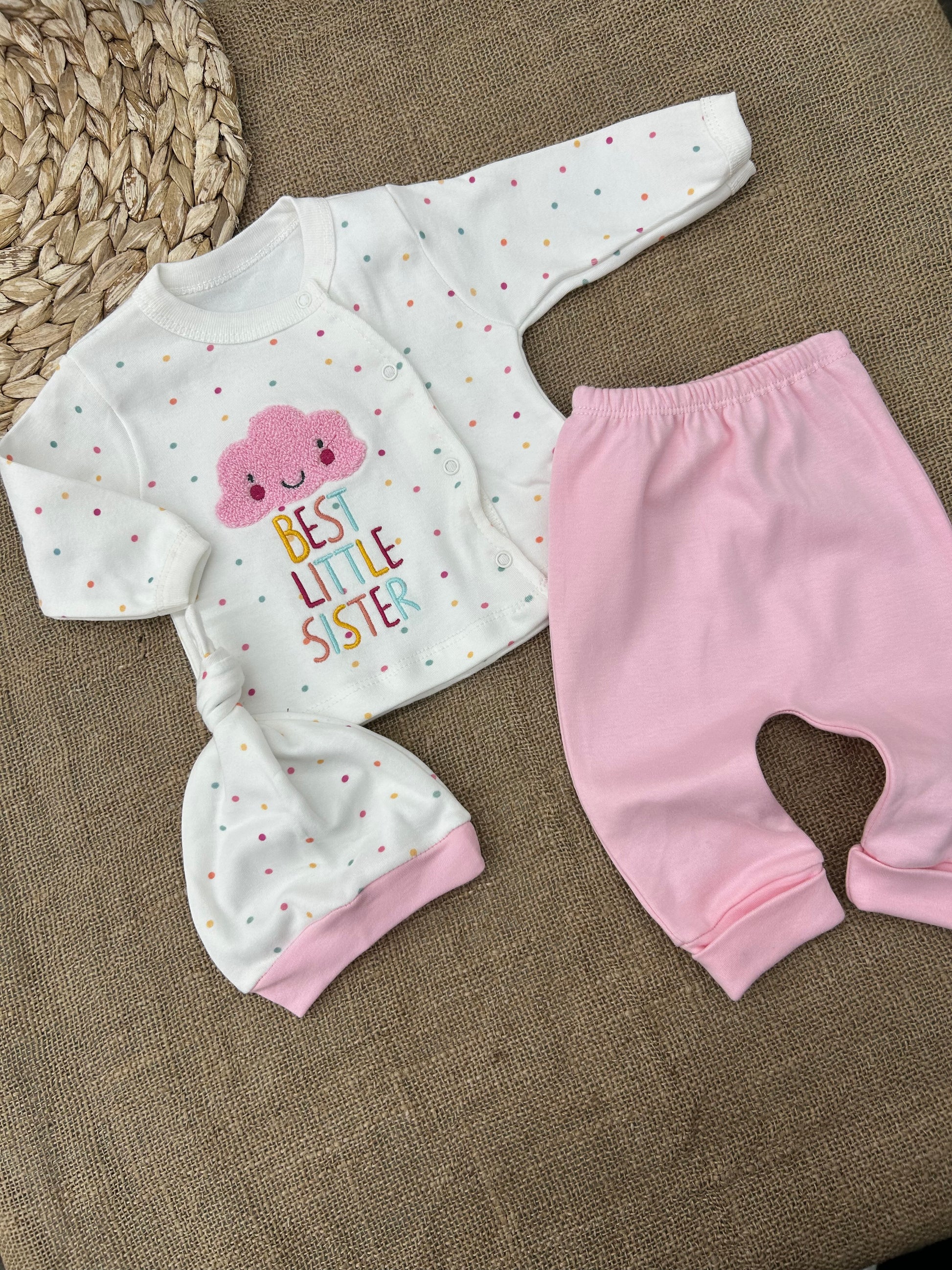 طقم ٣ قطع قطن