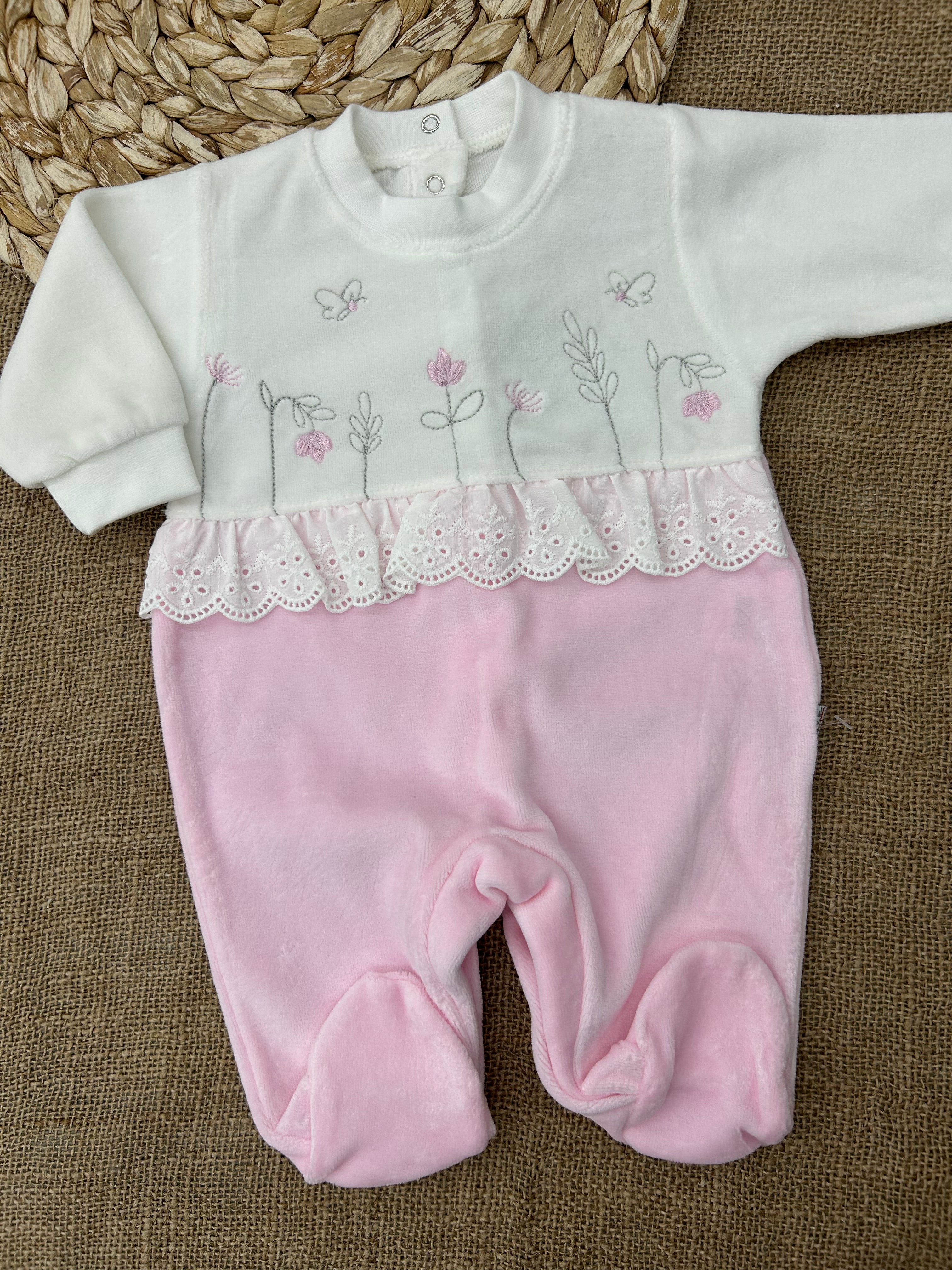 أفرهول مخمل بناتي – ناعم بتفاصيل دانتيل فاخرة