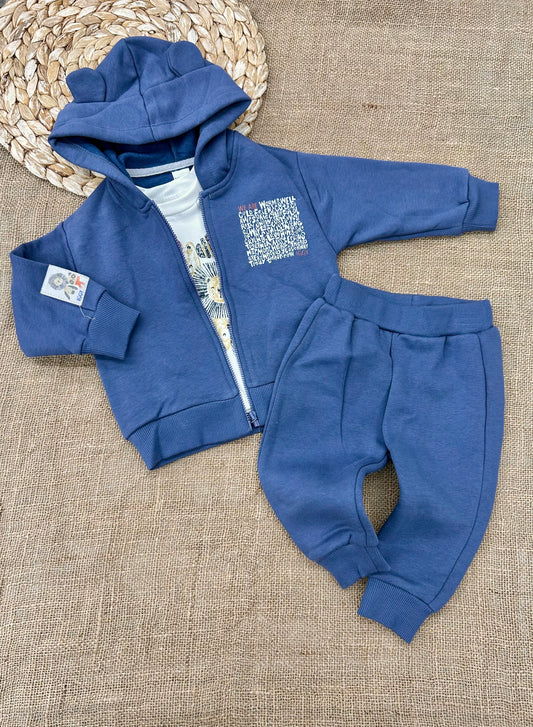 تريننغ فوتر 3 قطع  كحلي